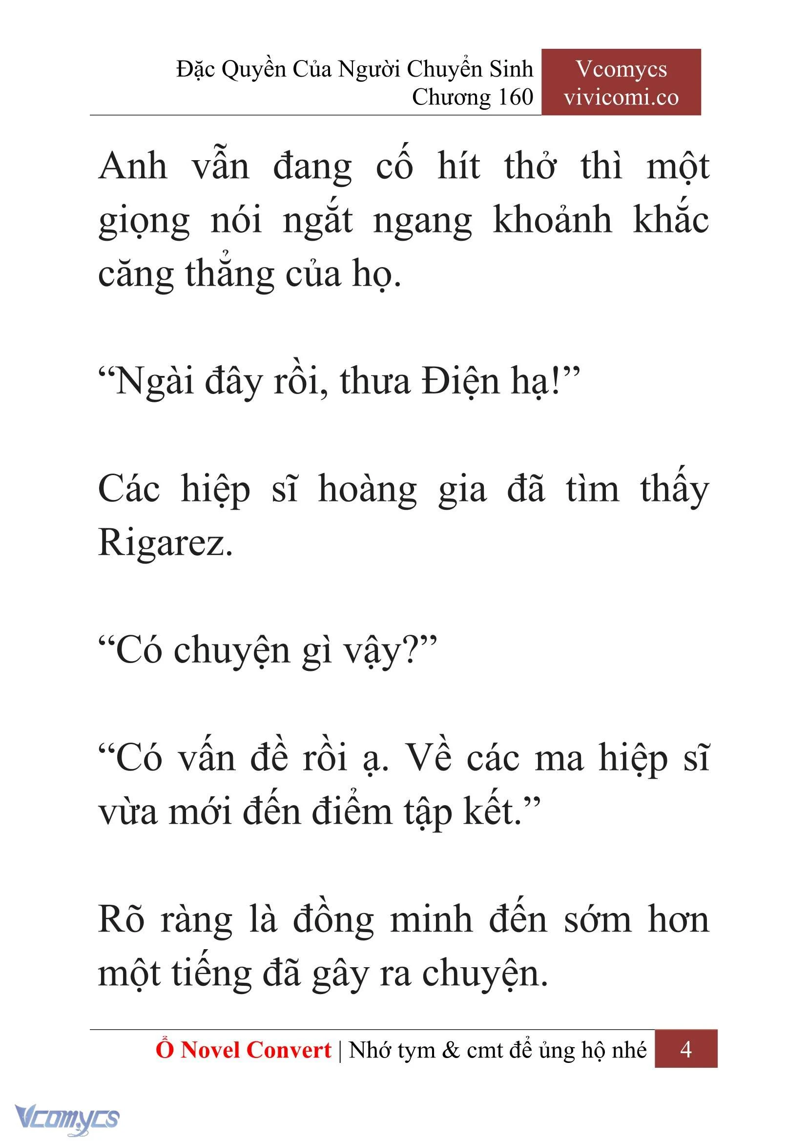 [Novel] Đặc Quyền Của Người Chuyển Sinh Chapter  160 - 6