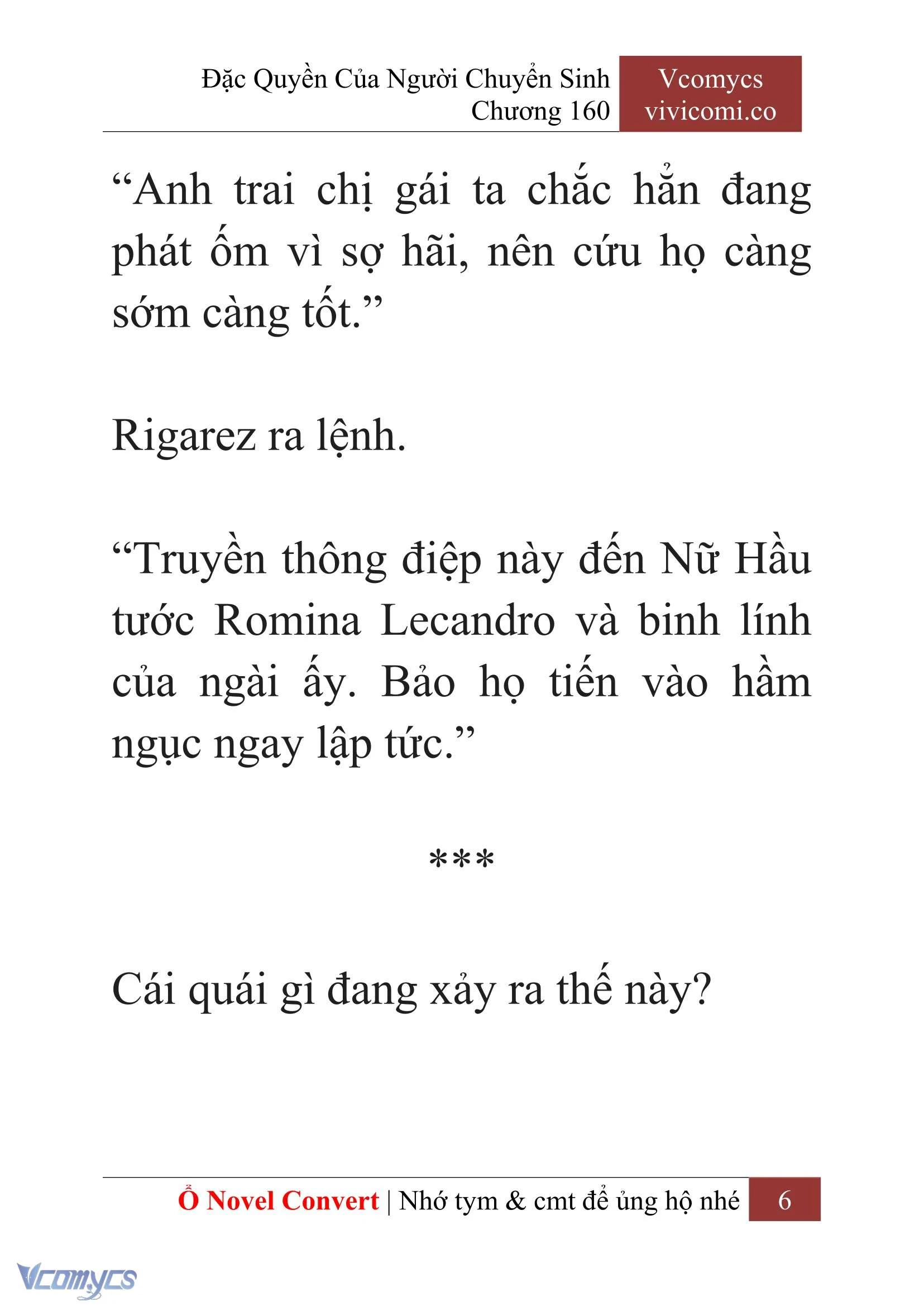 [Novel] Đặc Quyền Của Người Chuyển Sinh Chapter  160 - 8