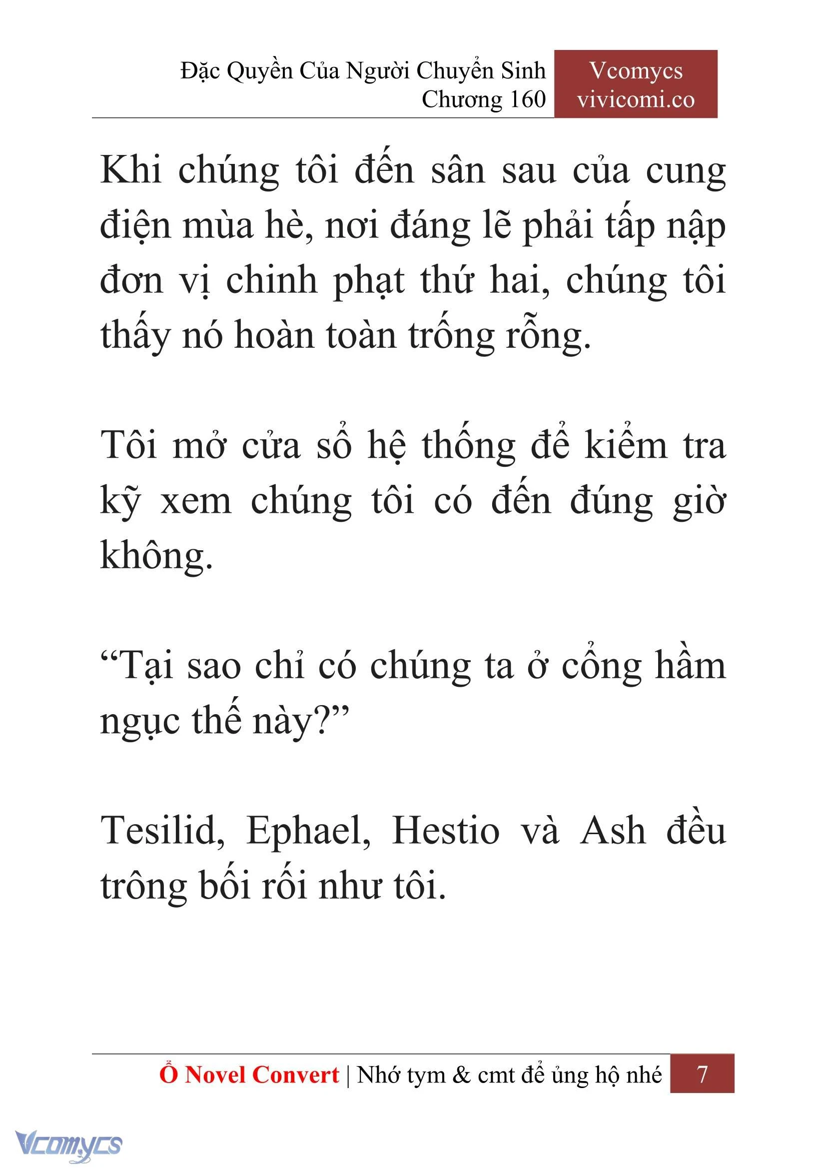 [Novel] Đặc Quyền Của Người Chuyển Sinh Chapter  160 - 9