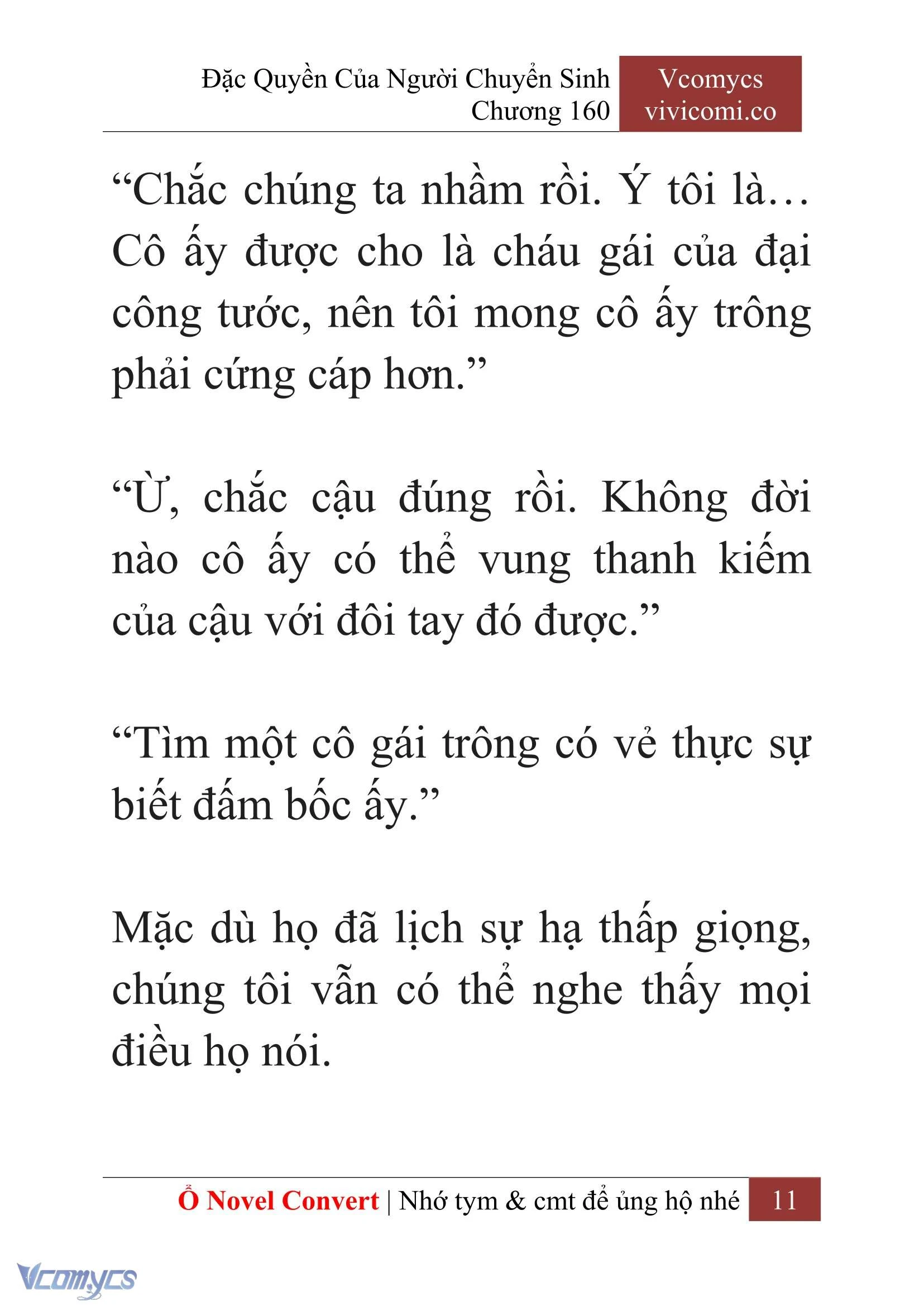 [Novel] Đặc Quyền Của Người Chuyển Sinh Chapter  160 - 13