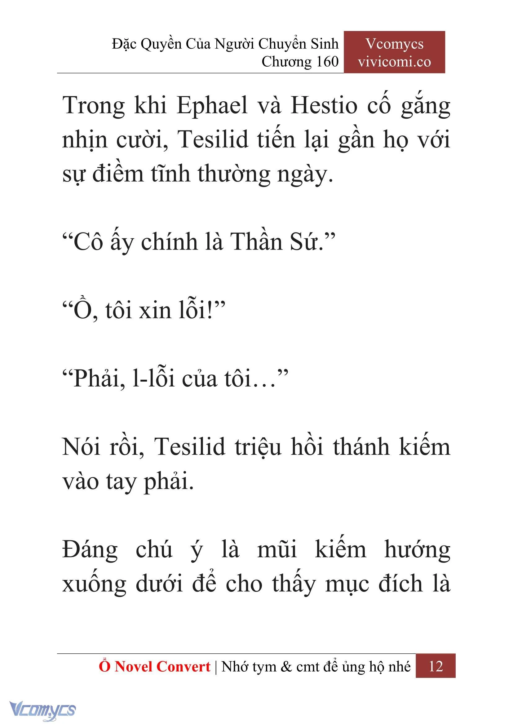[Novel] Đặc Quyền Của Người Chuyển Sinh Chapter  160 - 14