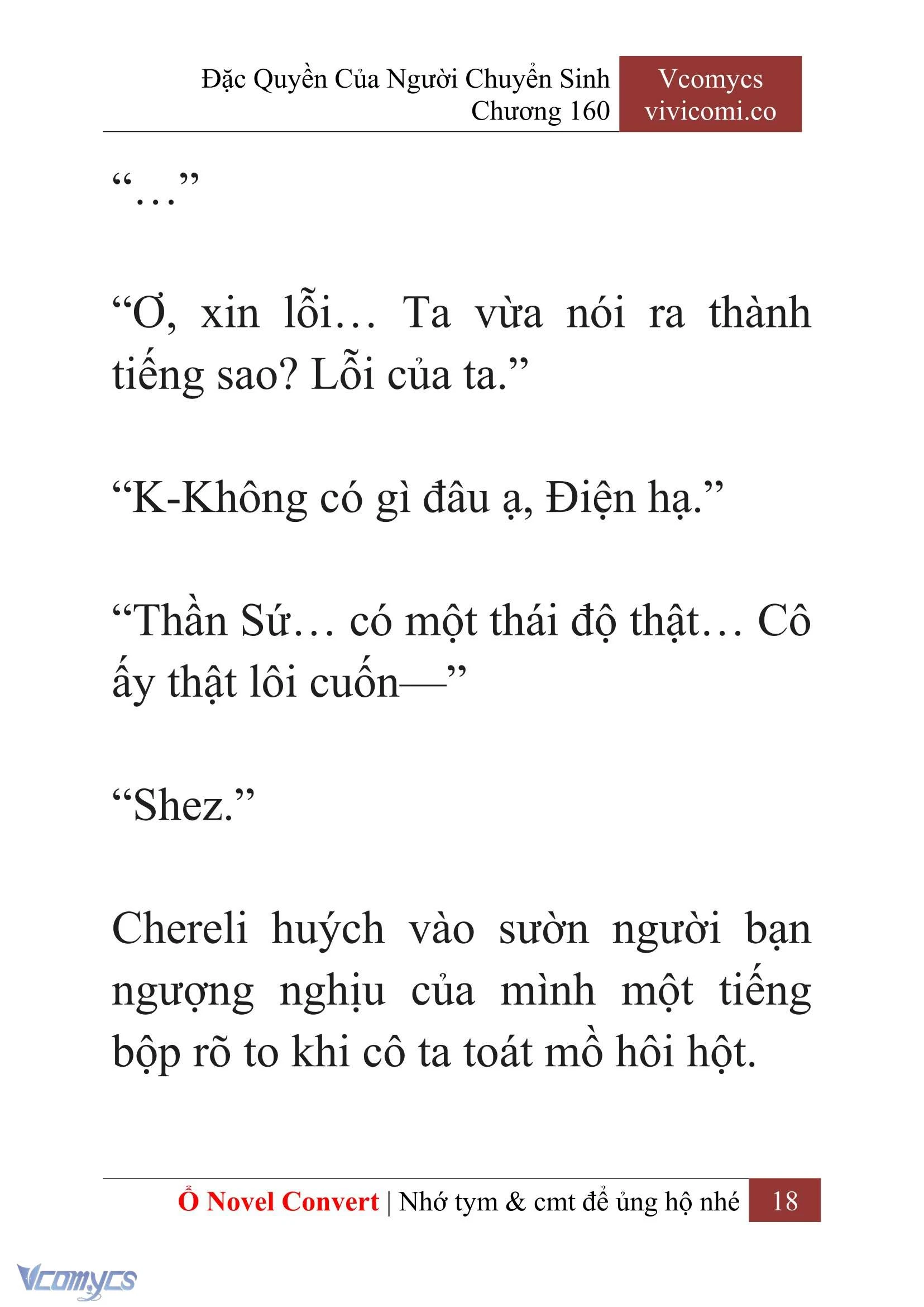 [Novel] Đặc Quyền Của Người Chuyển Sinh Chapter  160 - 20
