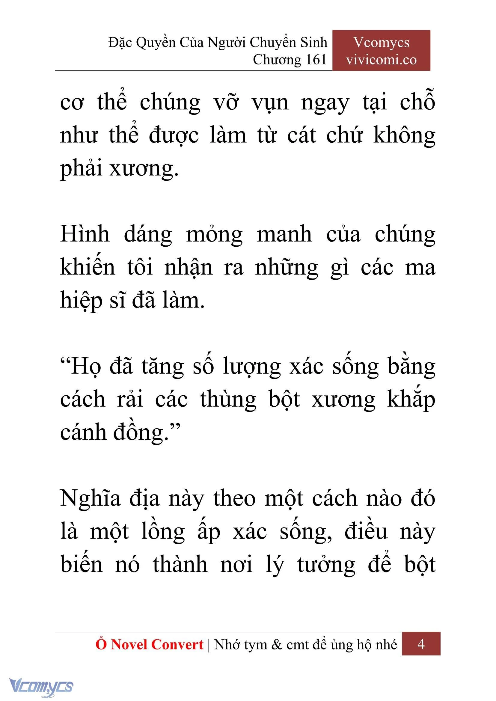 [Novel] Đặc Quyền Của Người Chuyển Sinh Chapter  161 - 6