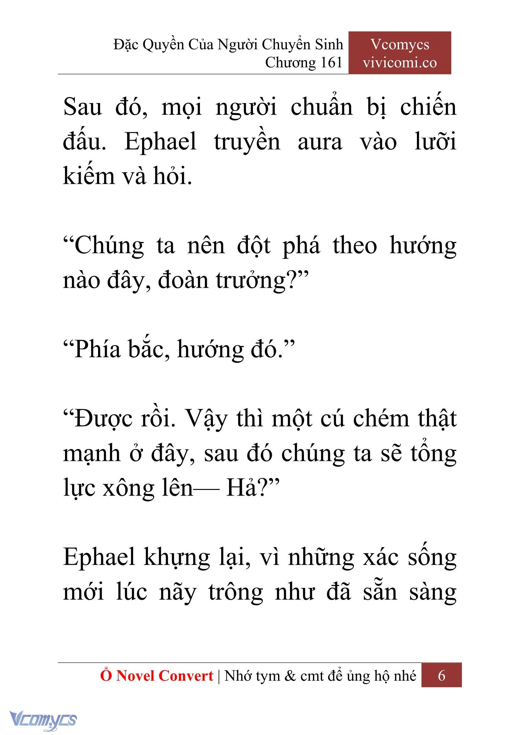 [Novel] Đặc Quyền Của Người Chuyển Sinh Chapter  161 - 8