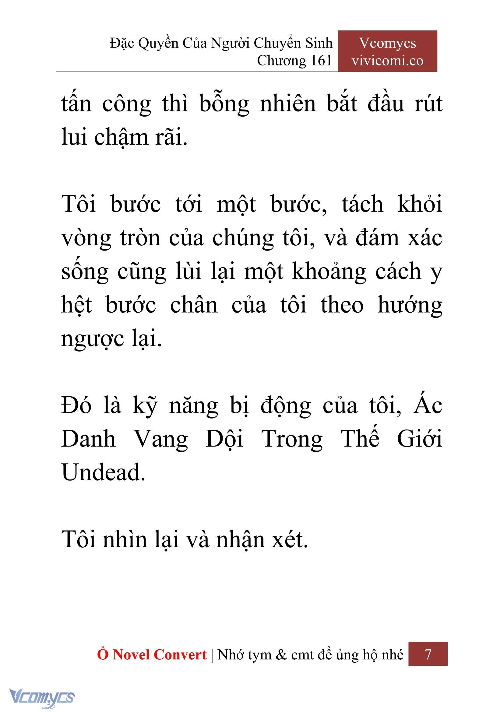 [Novel] Đặc Quyền Của Người Chuyển Sinh Chapter  161 - 9