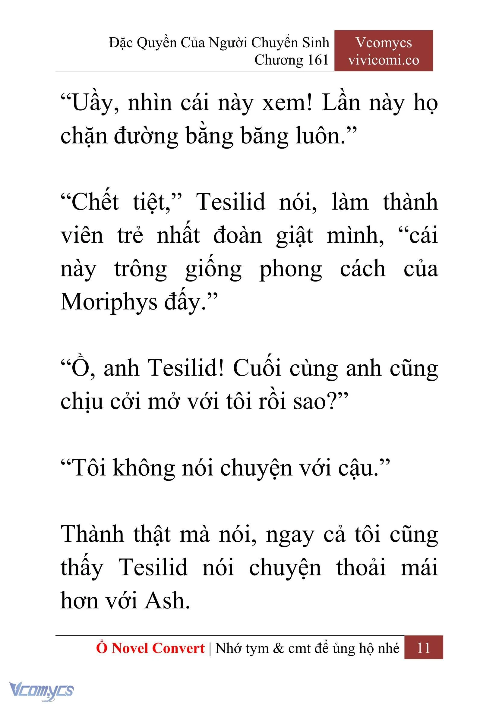 [Novel] Đặc Quyền Của Người Chuyển Sinh Chapter  161 - 13