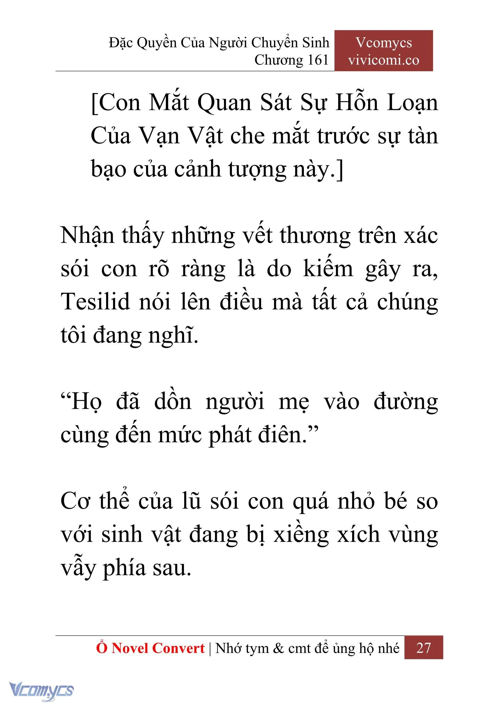 [Novel] Đặc Quyền Của Người Chuyển Sinh Chapter  161 - 29