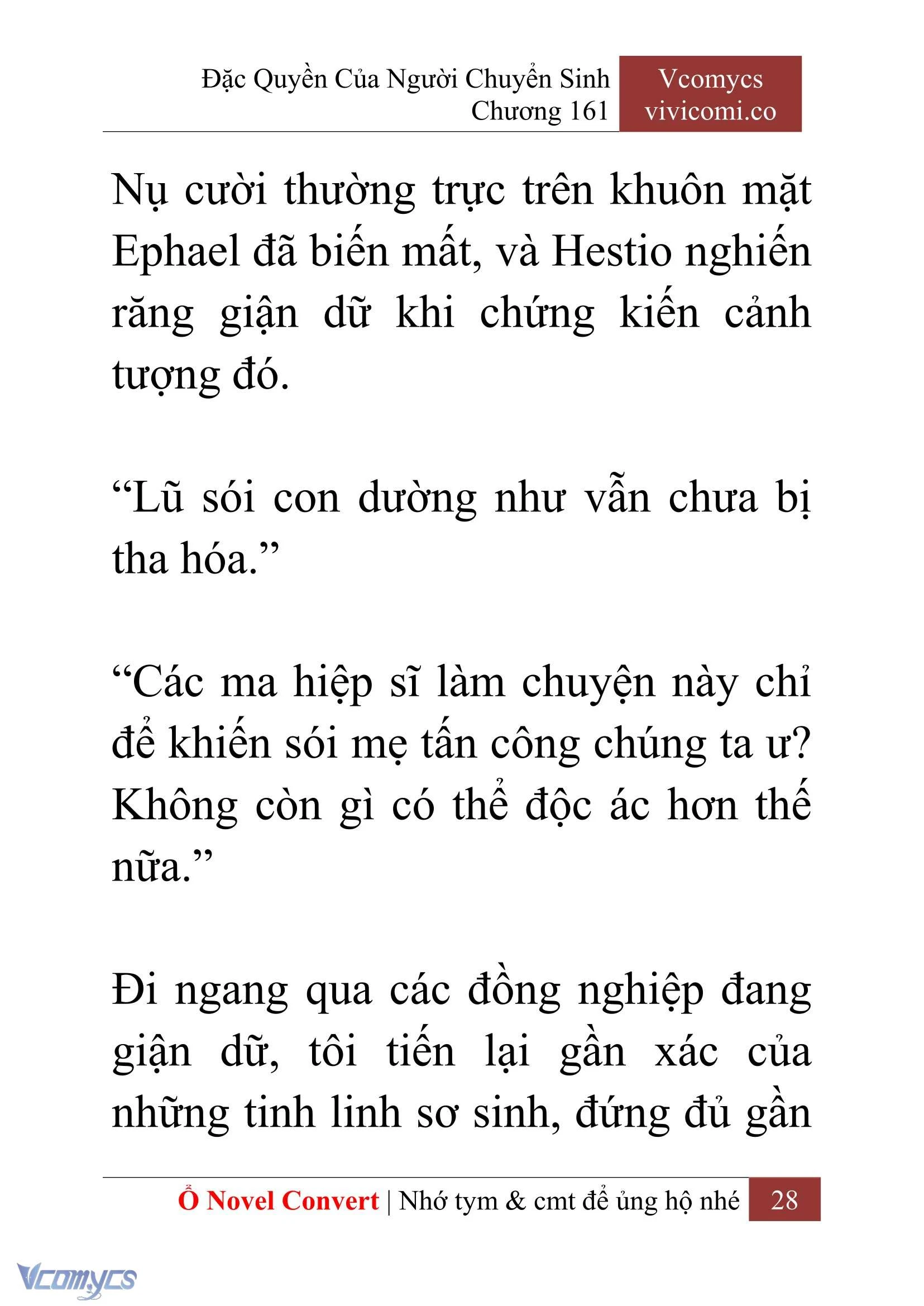 [Novel] Đặc Quyền Của Người Chuyển Sinh Chapter  161 - 30