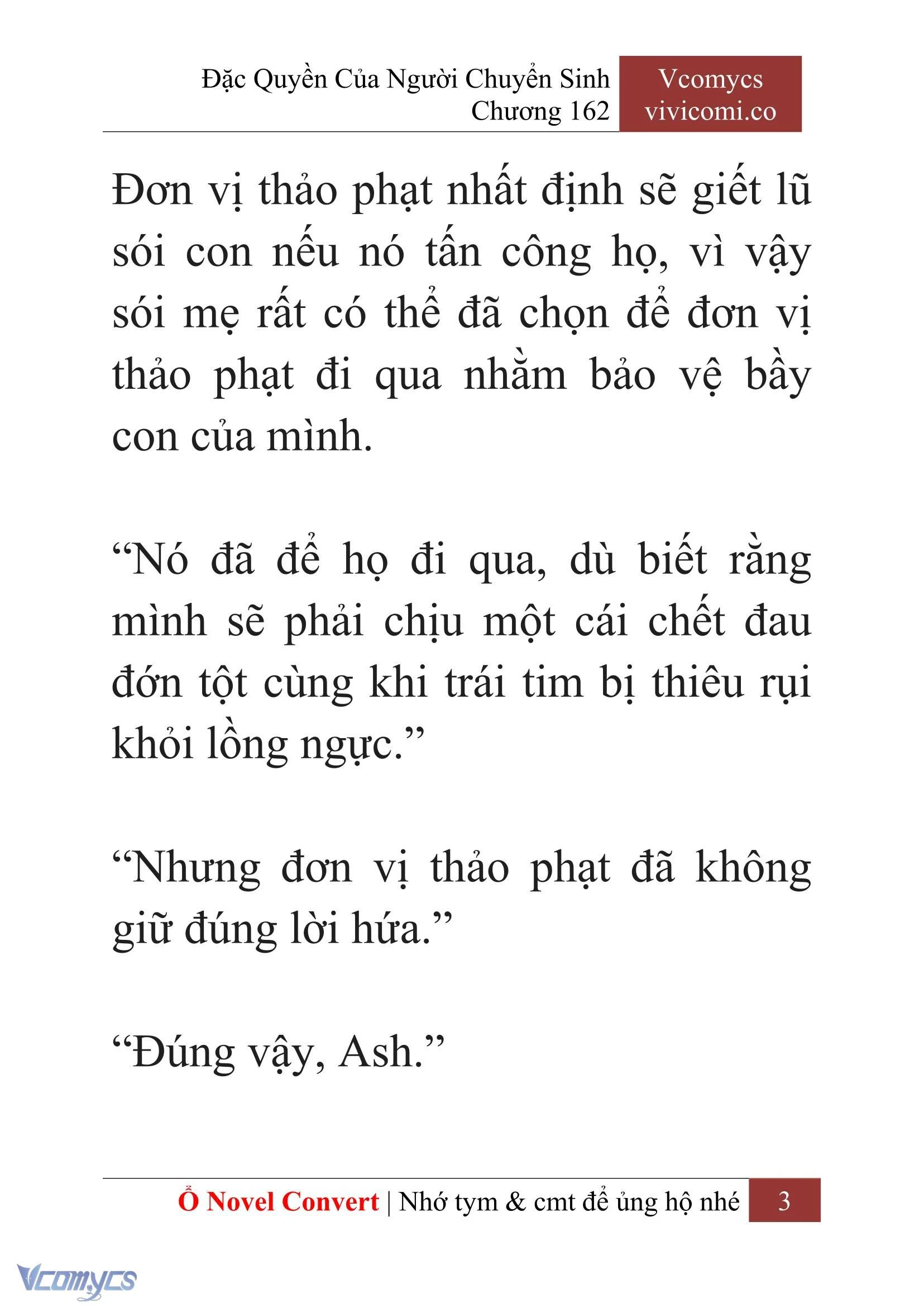 [Novel] Đặc Quyền Của Người Chuyển Sinh Chapter  162 - 5