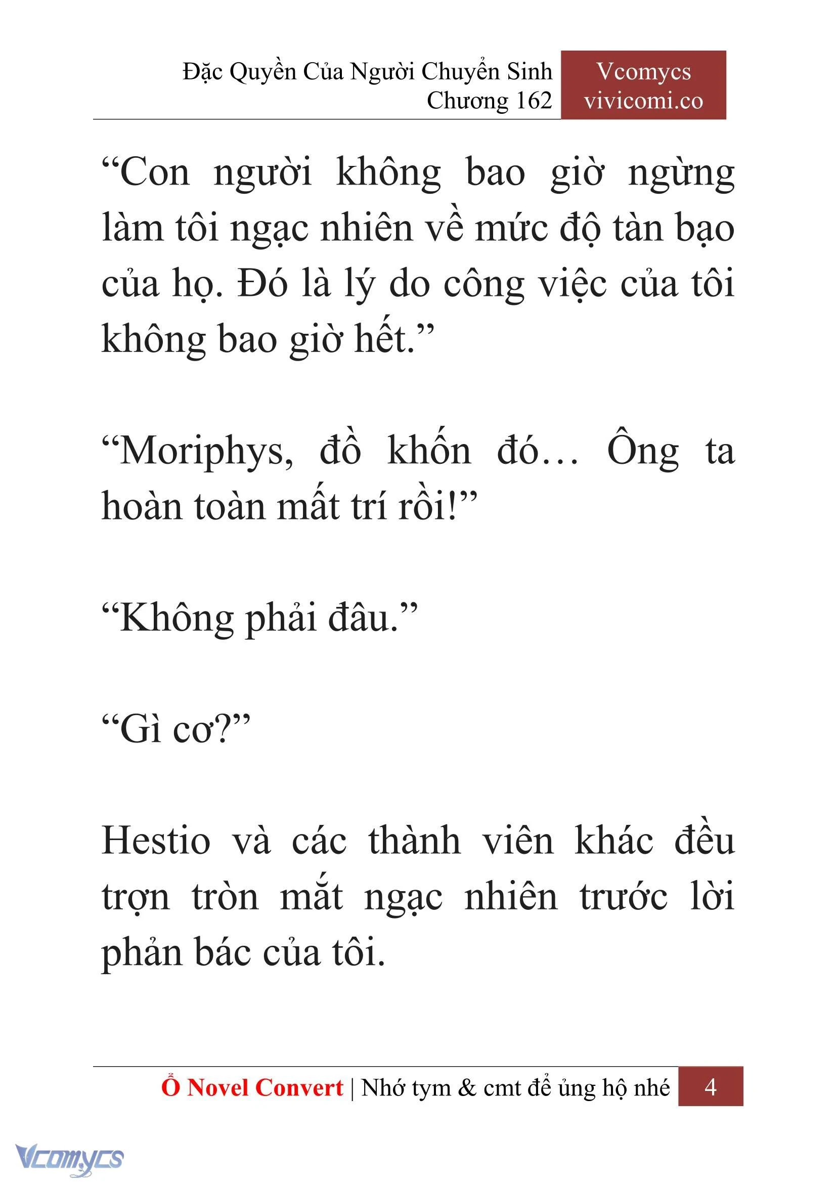 [Novel] Đặc Quyền Của Người Chuyển Sinh Chapter  162 - 6