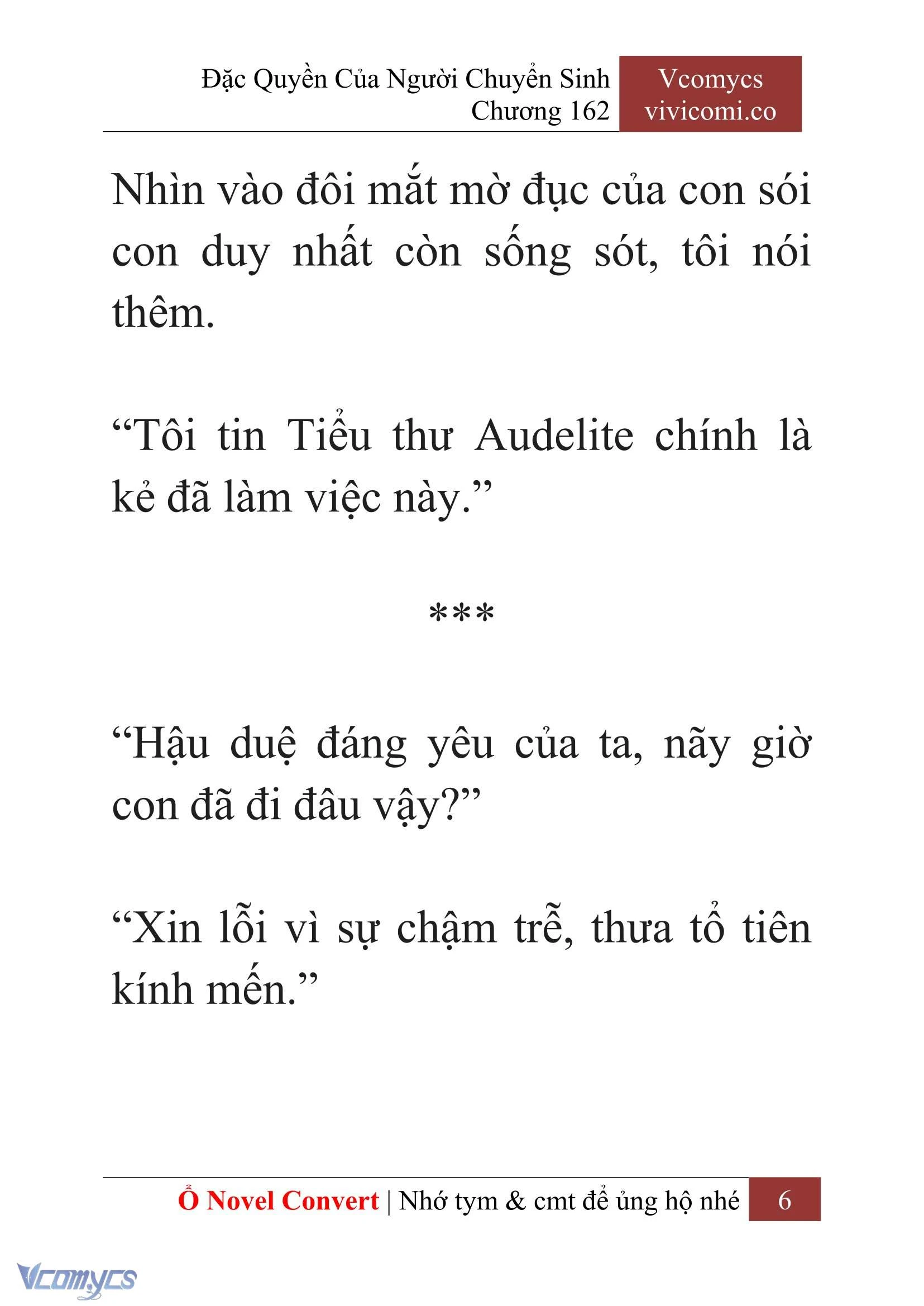 [Novel] Đặc Quyền Của Người Chuyển Sinh Chapter  162 - 8