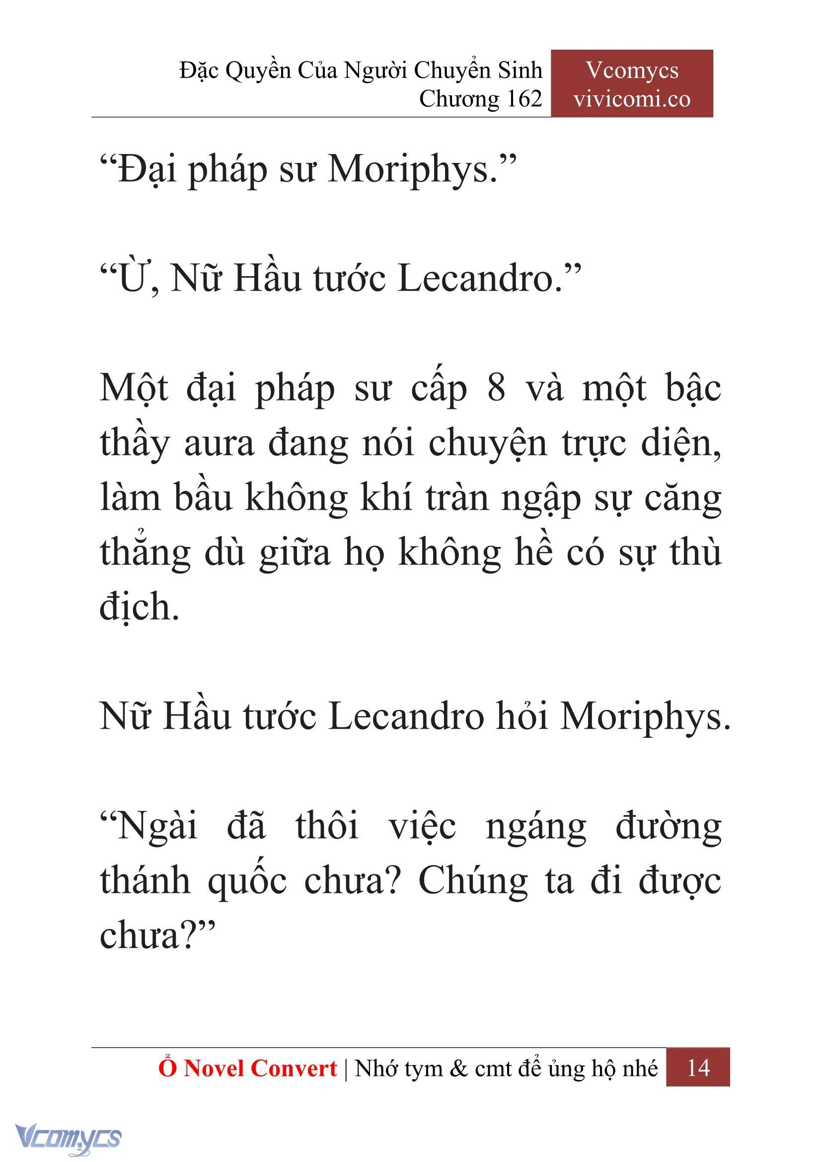 [Novel] Đặc Quyền Của Người Chuyển Sinh Chapter  162 - 16
