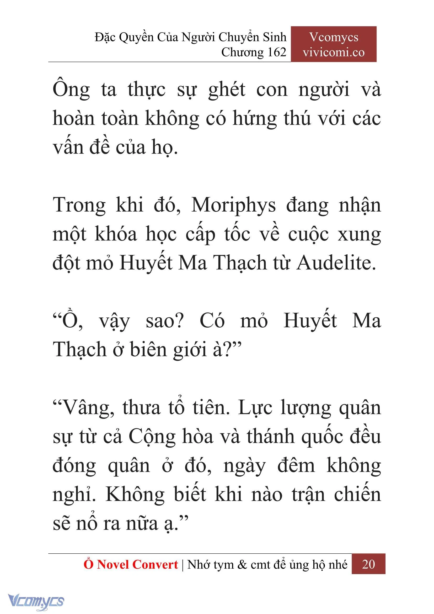 [Novel] Đặc Quyền Của Người Chuyển Sinh Chapter  162 - 22