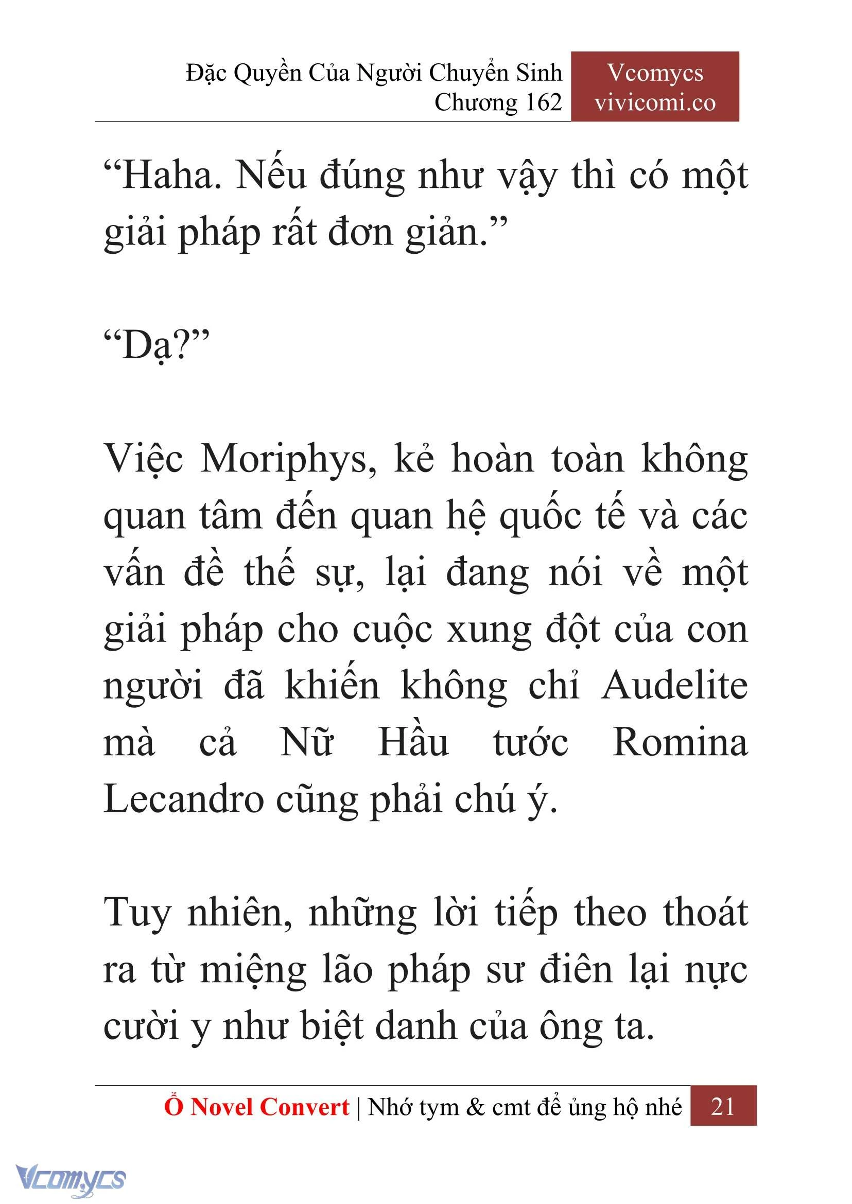 [Novel] Đặc Quyền Của Người Chuyển Sinh Chapter  162 - 23