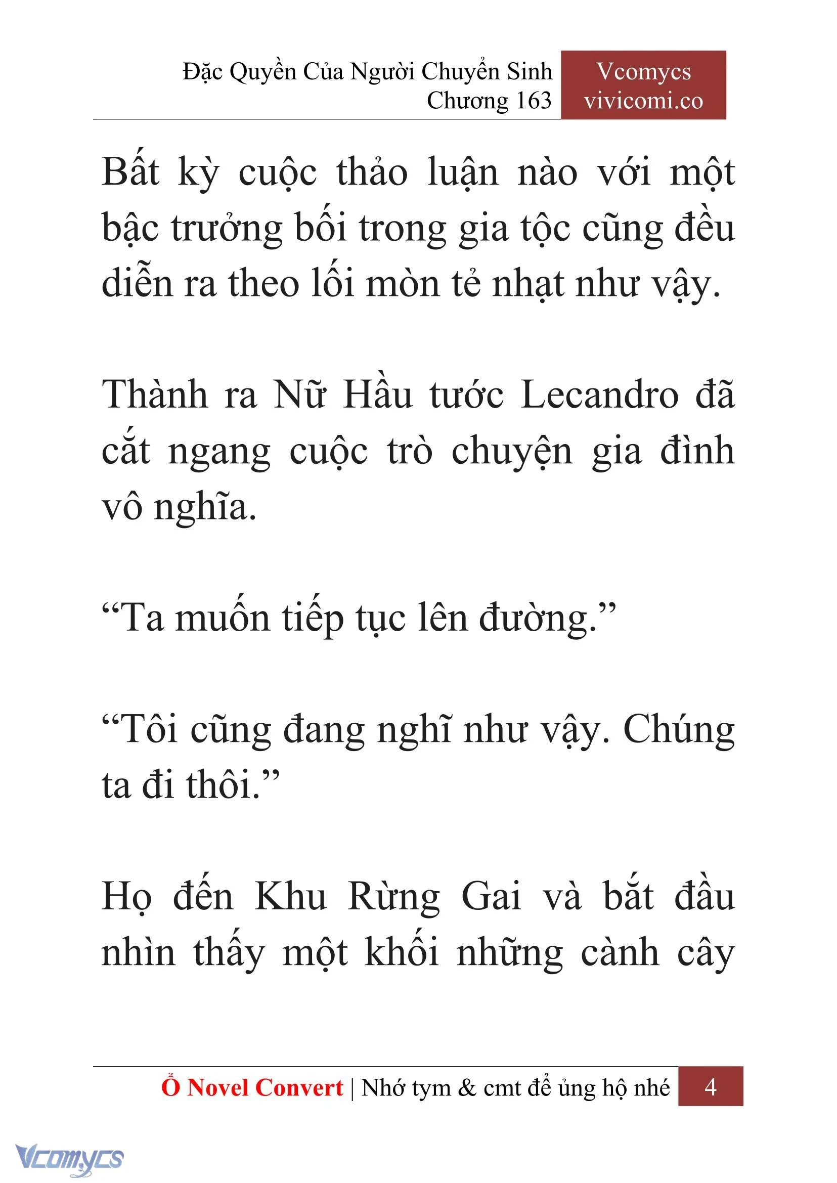 [Novel] Đặc Quyền Của Người Chuyển Sinh Chapter  163 - 6
