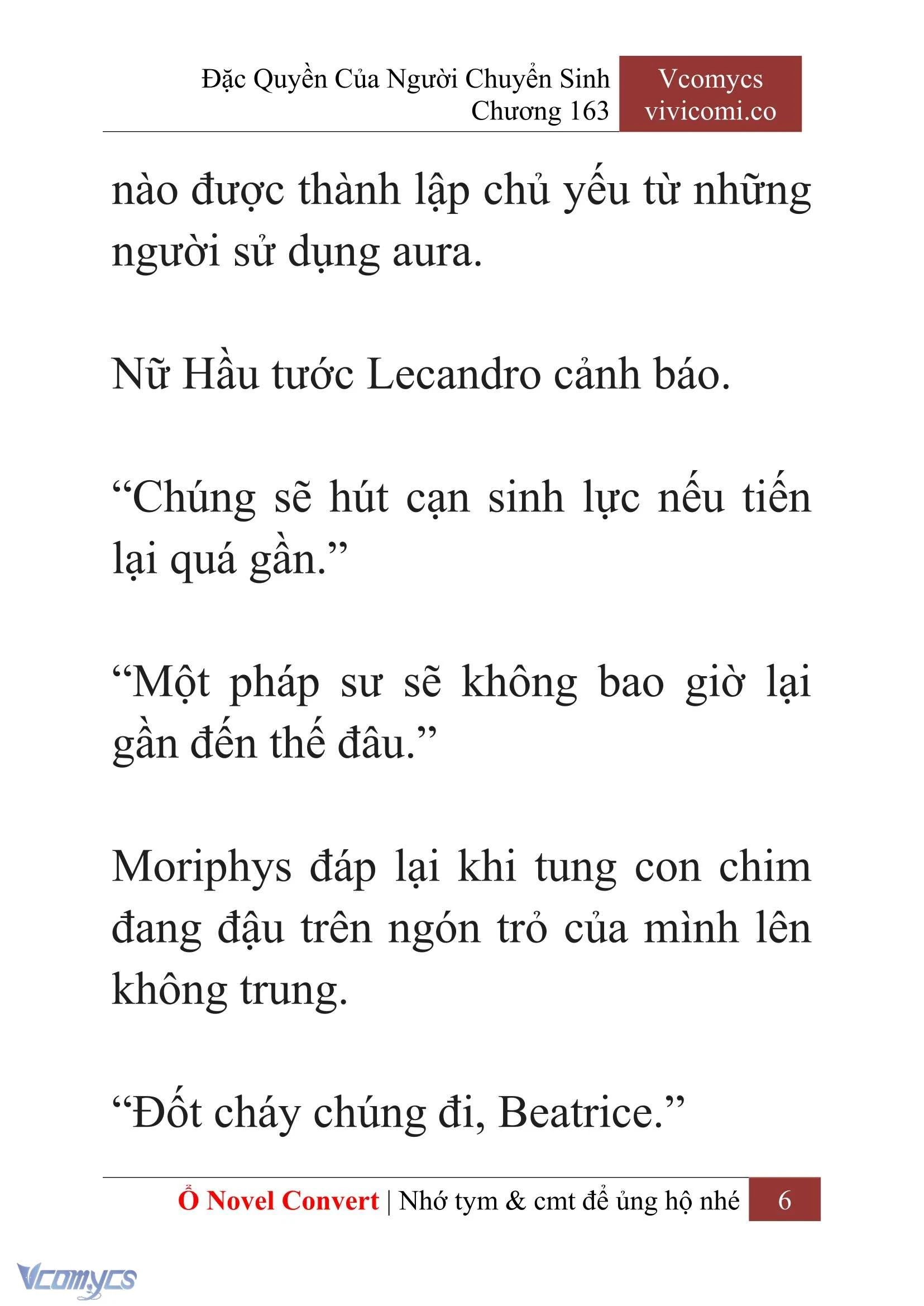 [Novel] Đặc Quyền Của Người Chuyển Sinh Chapter  163 - 8