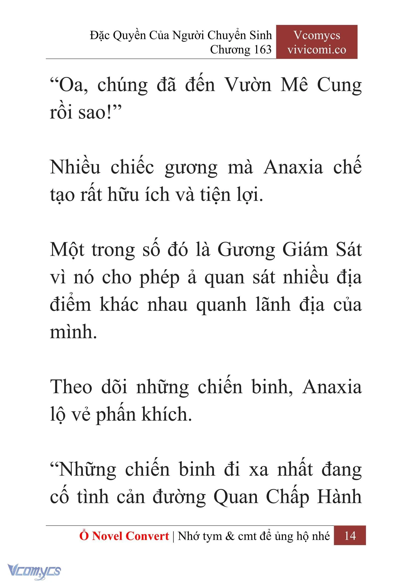 [Novel] Đặc Quyền Của Người Chuyển Sinh Chapter  163 - 16