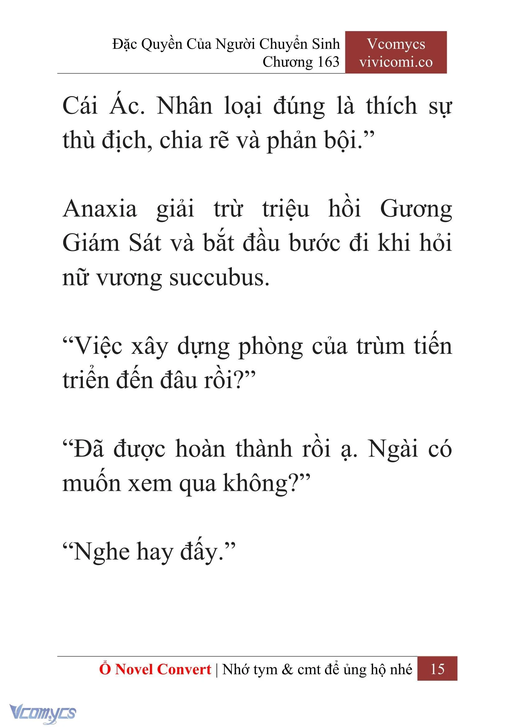 [Novel] Đặc Quyền Của Người Chuyển Sinh Chapter  163 - 17