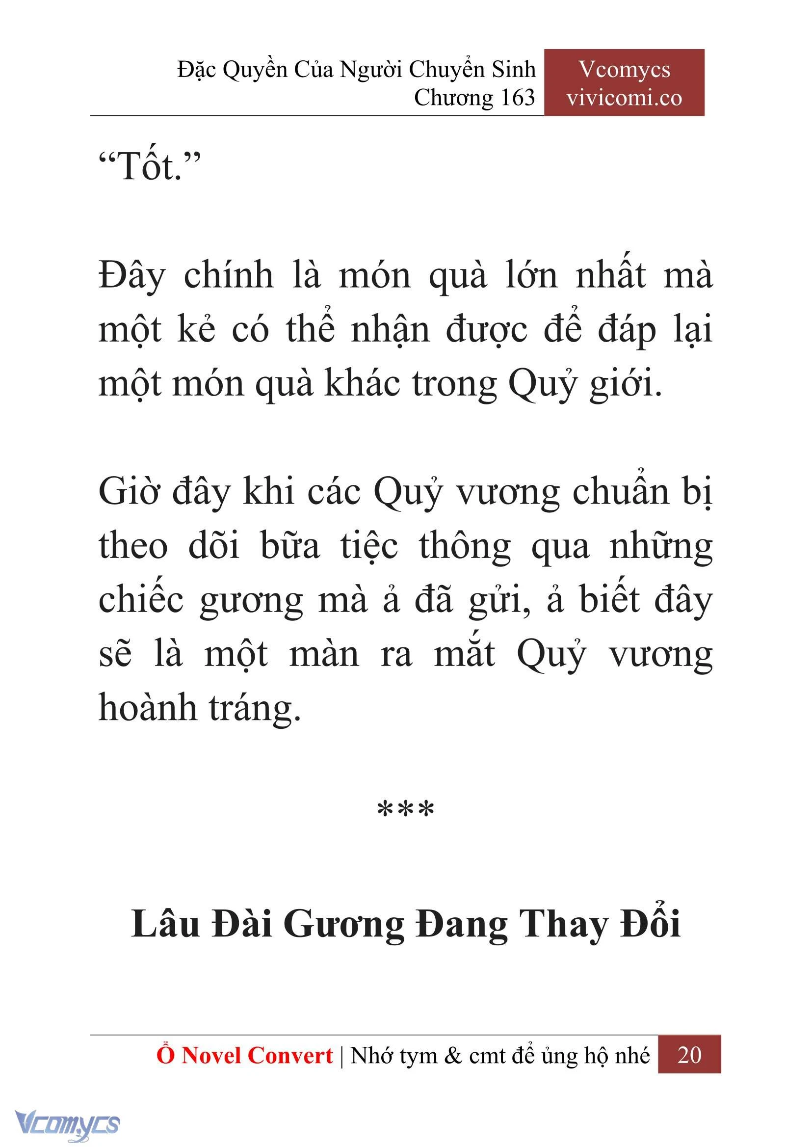 [Novel] Đặc Quyền Của Người Chuyển Sinh Chapter  163 - 22