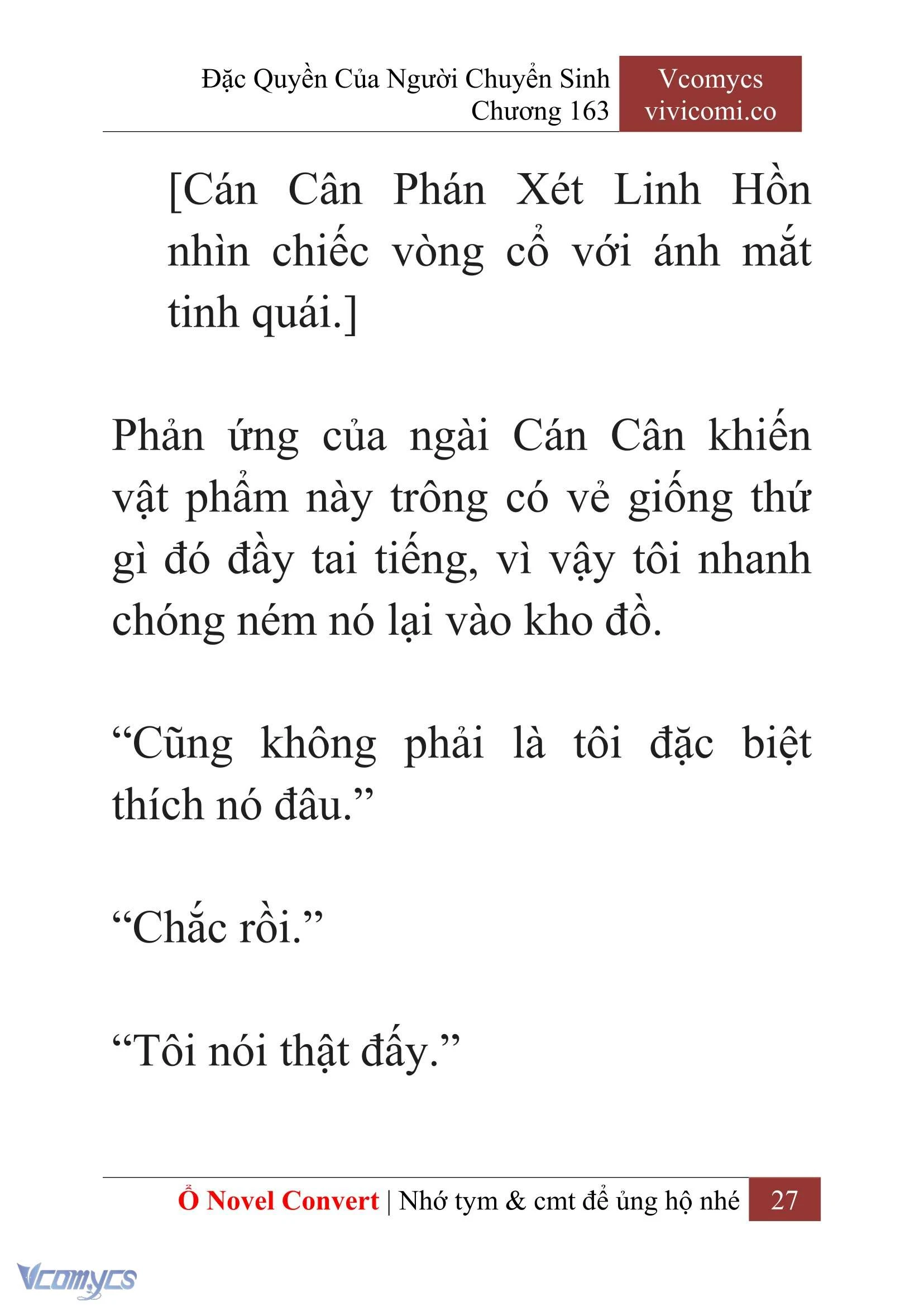 [Novel] Đặc Quyền Của Người Chuyển Sinh Chapter  163 - 29