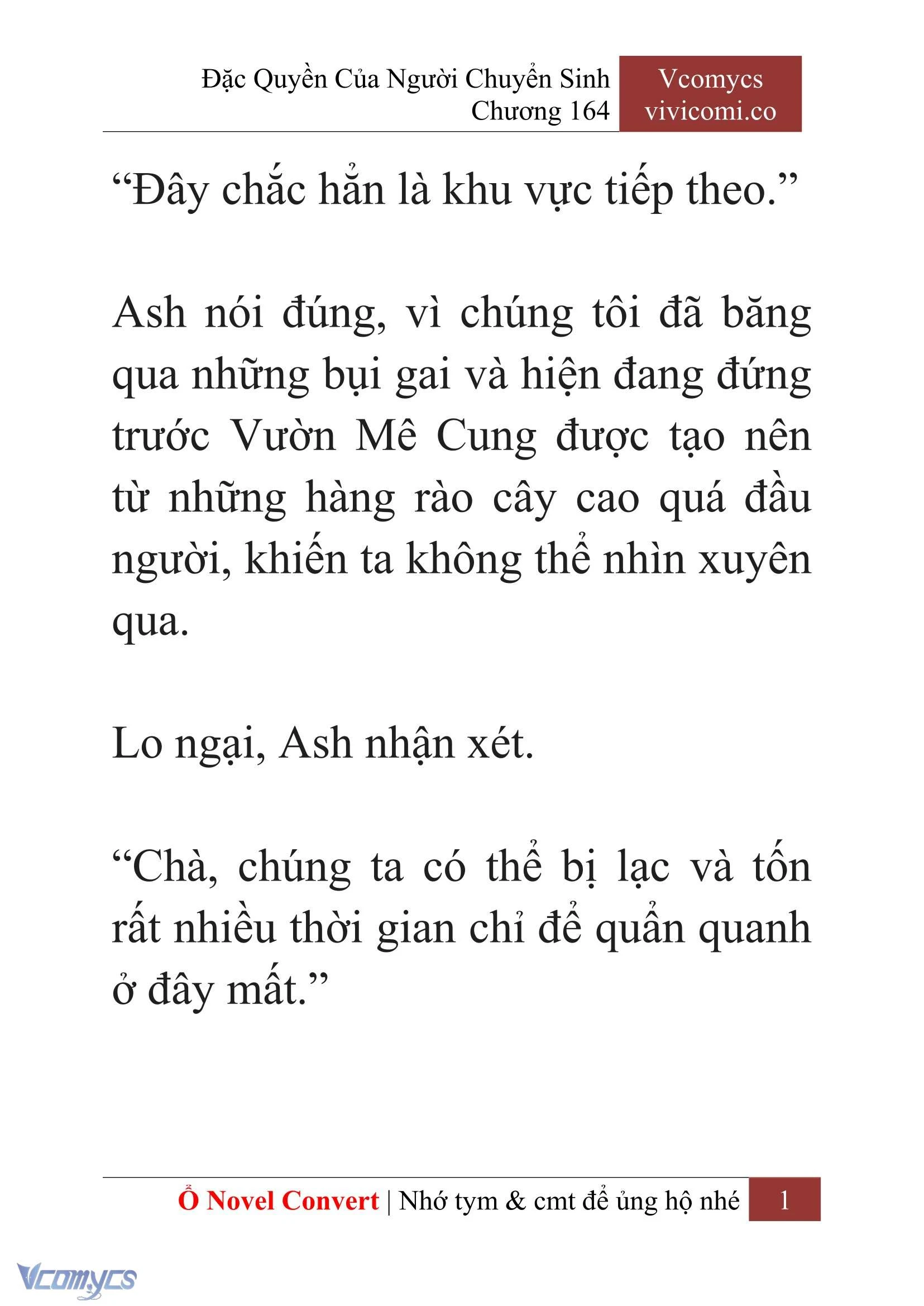 [Novel] Đặc Quyền Của Người Chuyển Sinh Chapter  164 - 3