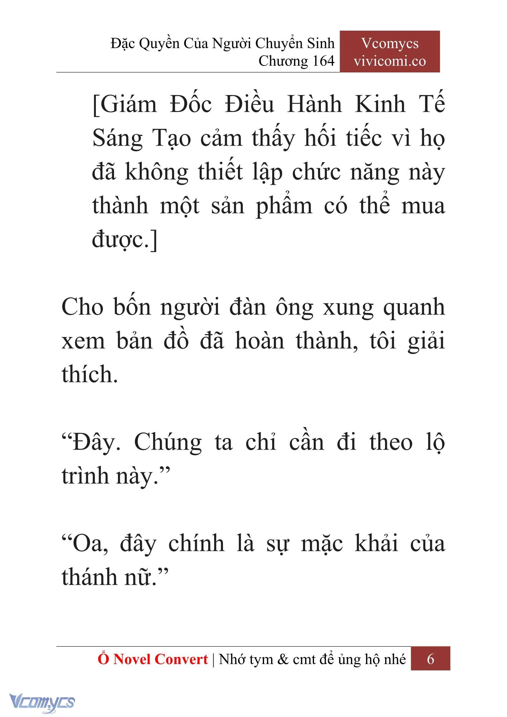 [Novel] Đặc Quyền Của Người Chuyển Sinh Chapter  164 - 8