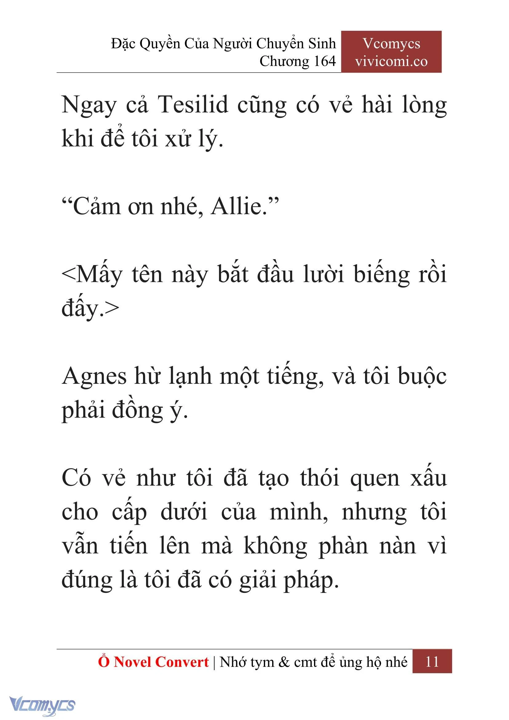 [Novel] Đặc Quyền Của Người Chuyển Sinh Chapter  164 - 13