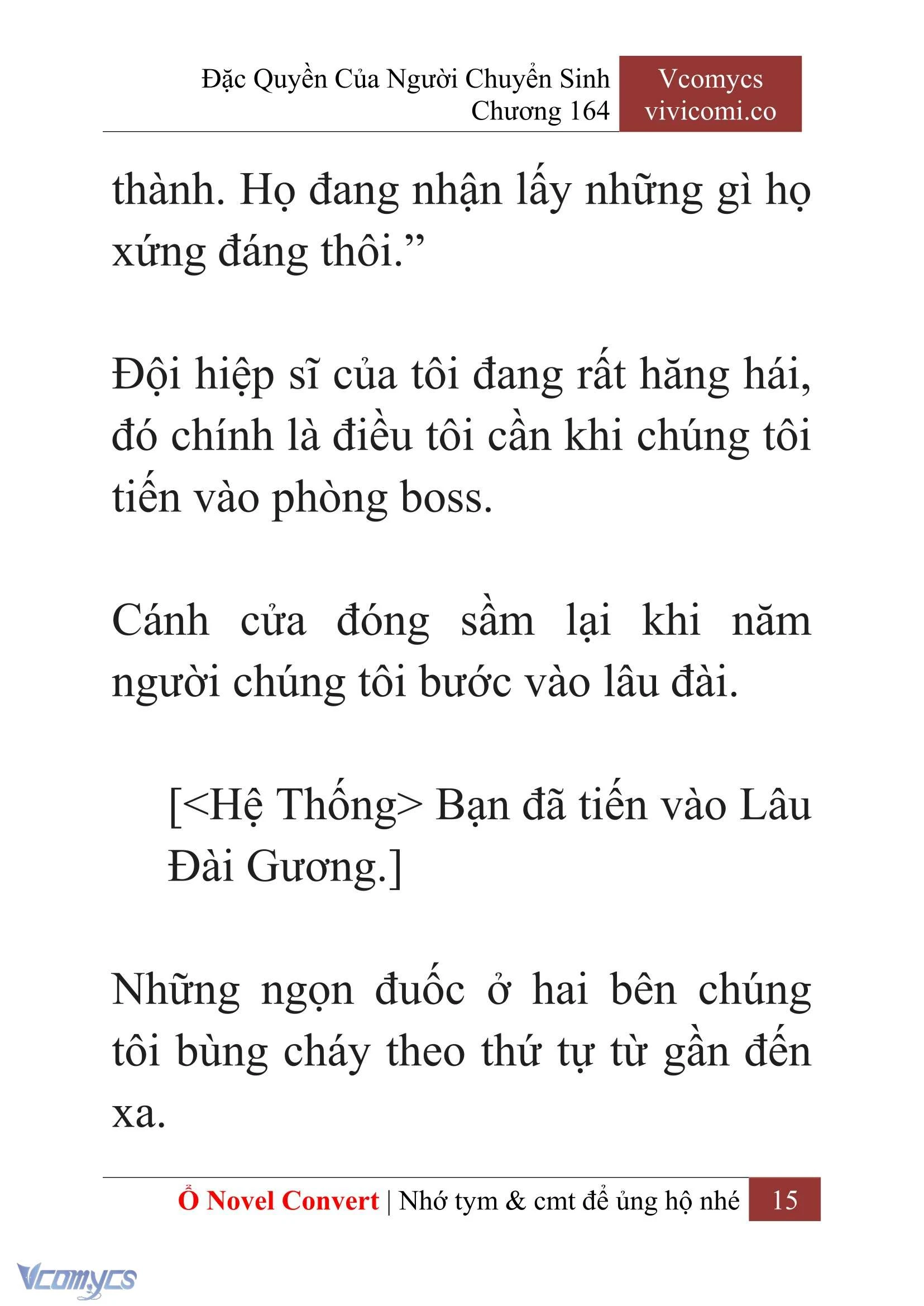 [Novel] Đặc Quyền Của Người Chuyển Sinh Chapter  164 - 17