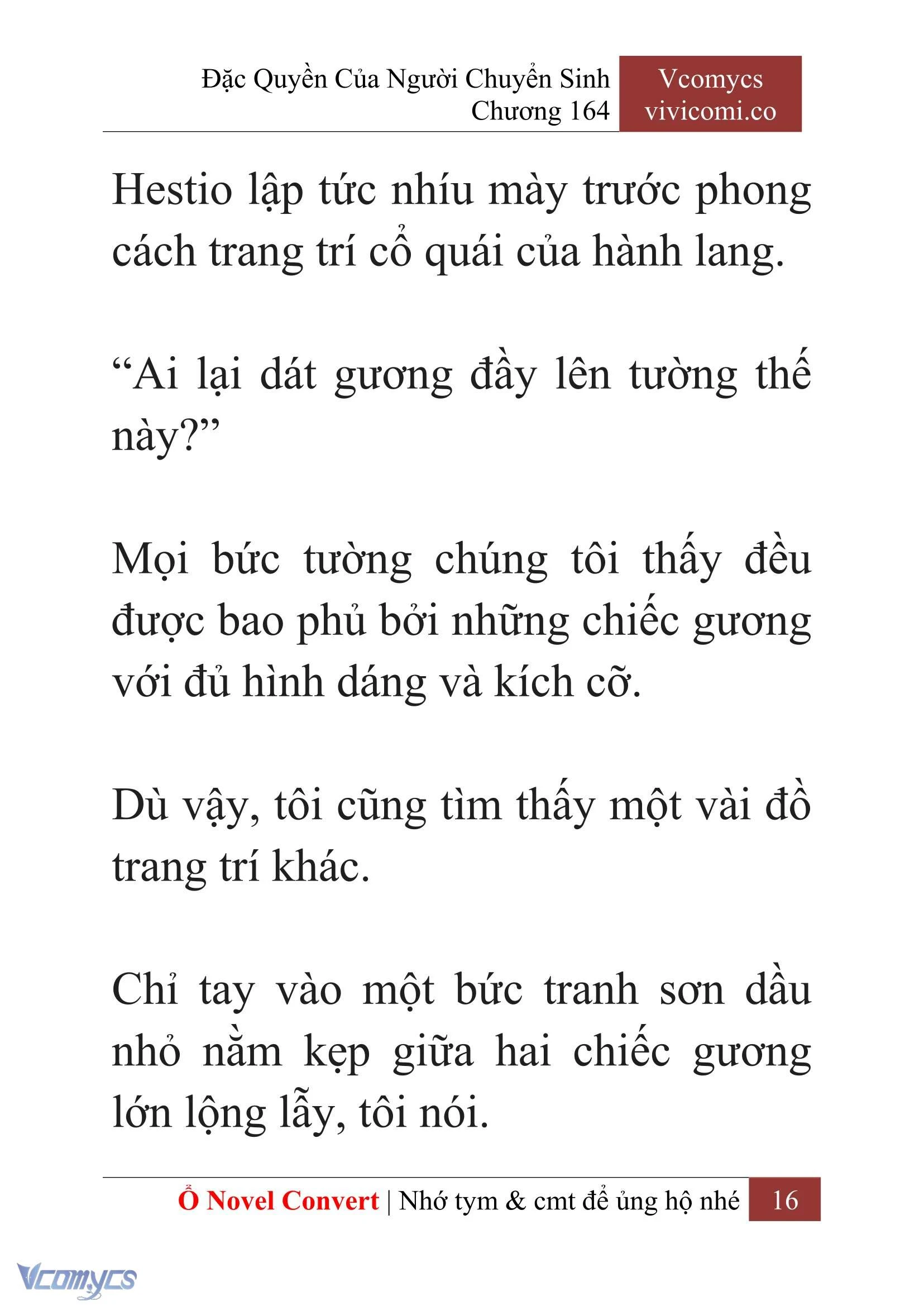 [Novel] Đặc Quyền Của Người Chuyển Sinh Chapter  164 - 18