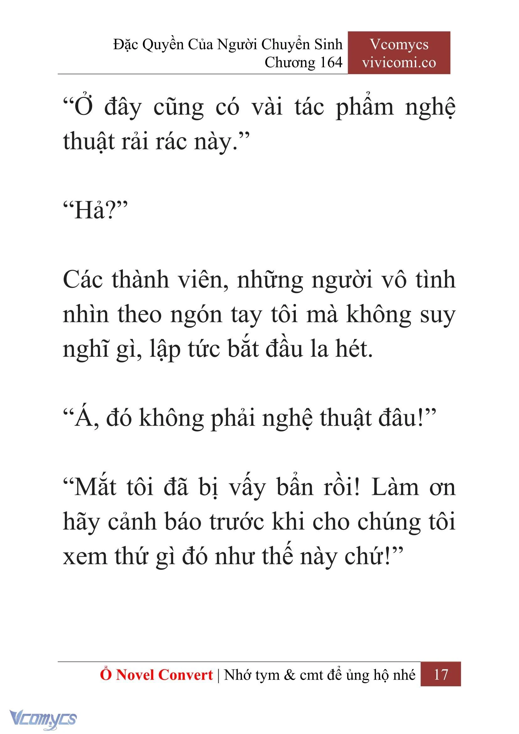 [Novel] Đặc Quyền Của Người Chuyển Sinh Chapter  164 - 19