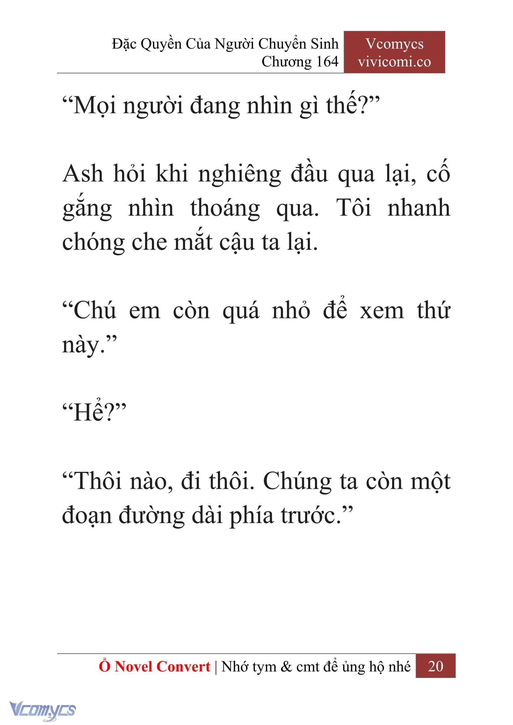 [Novel] Đặc Quyền Của Người Chuyển Sinh Chapter  164 - 22