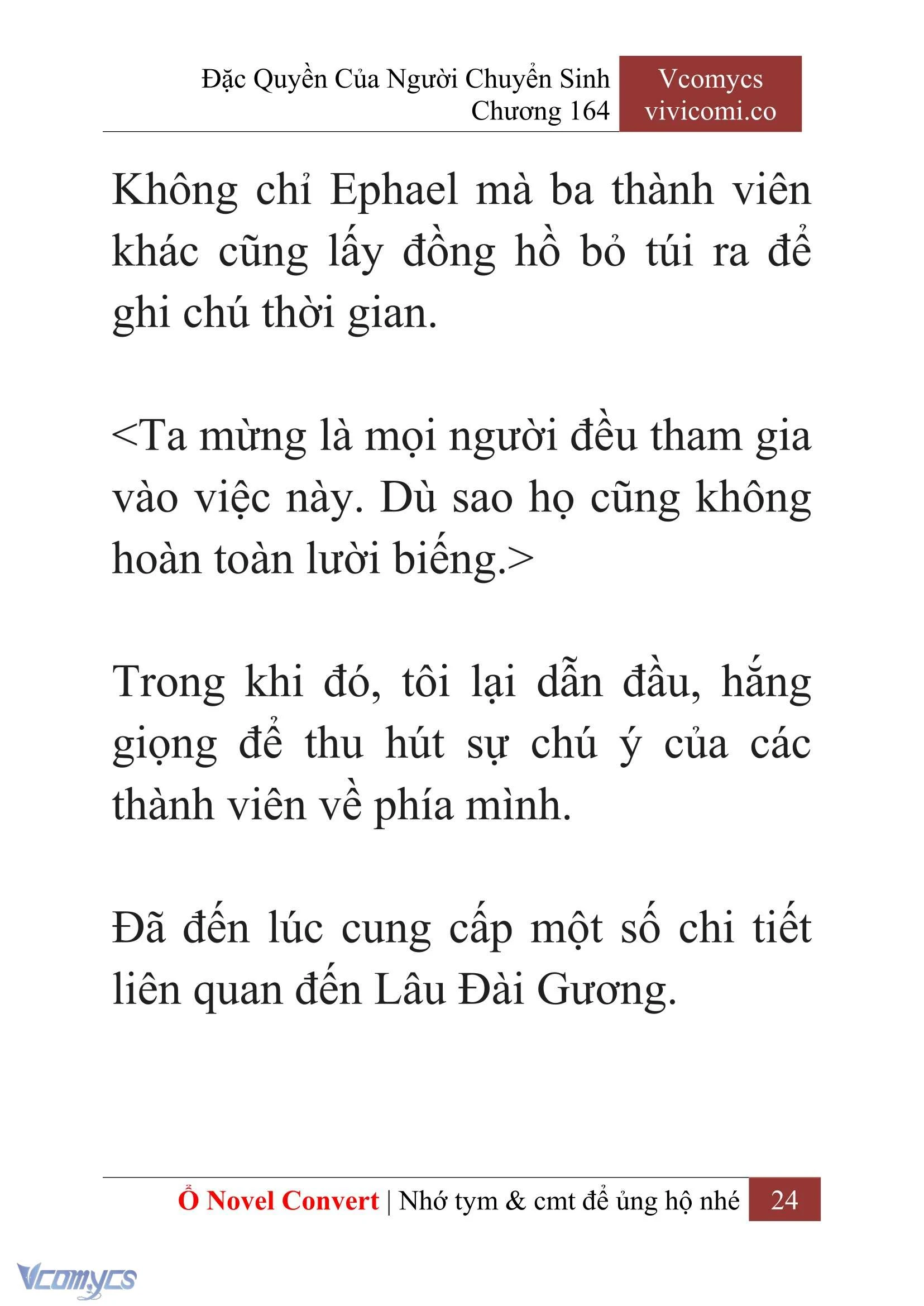 [Novel] Đặc Quyền Của Người Chuyển Sinh Chapter  164 - 26