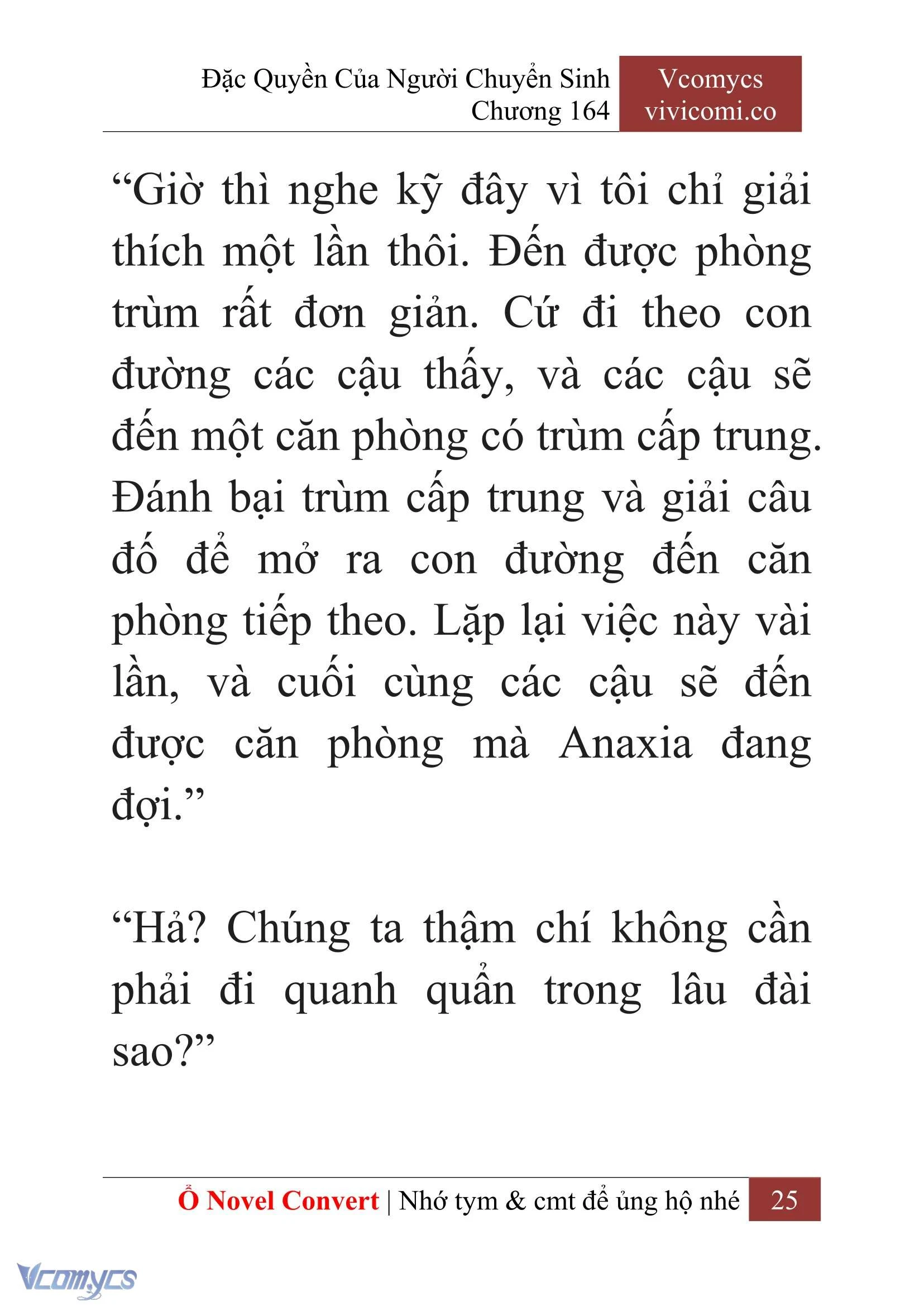 [Novel] Đặc Quyền Của Người Chuyển Sinh Chapter  164 - 27