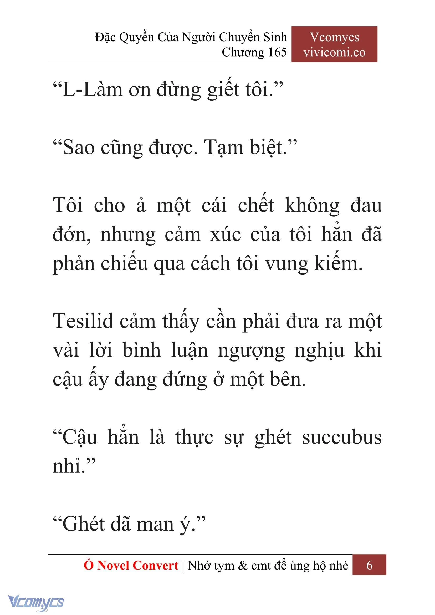 [Novel] Đặc Quyền Của Người Chuyển Sinh Chapter  165 - 8