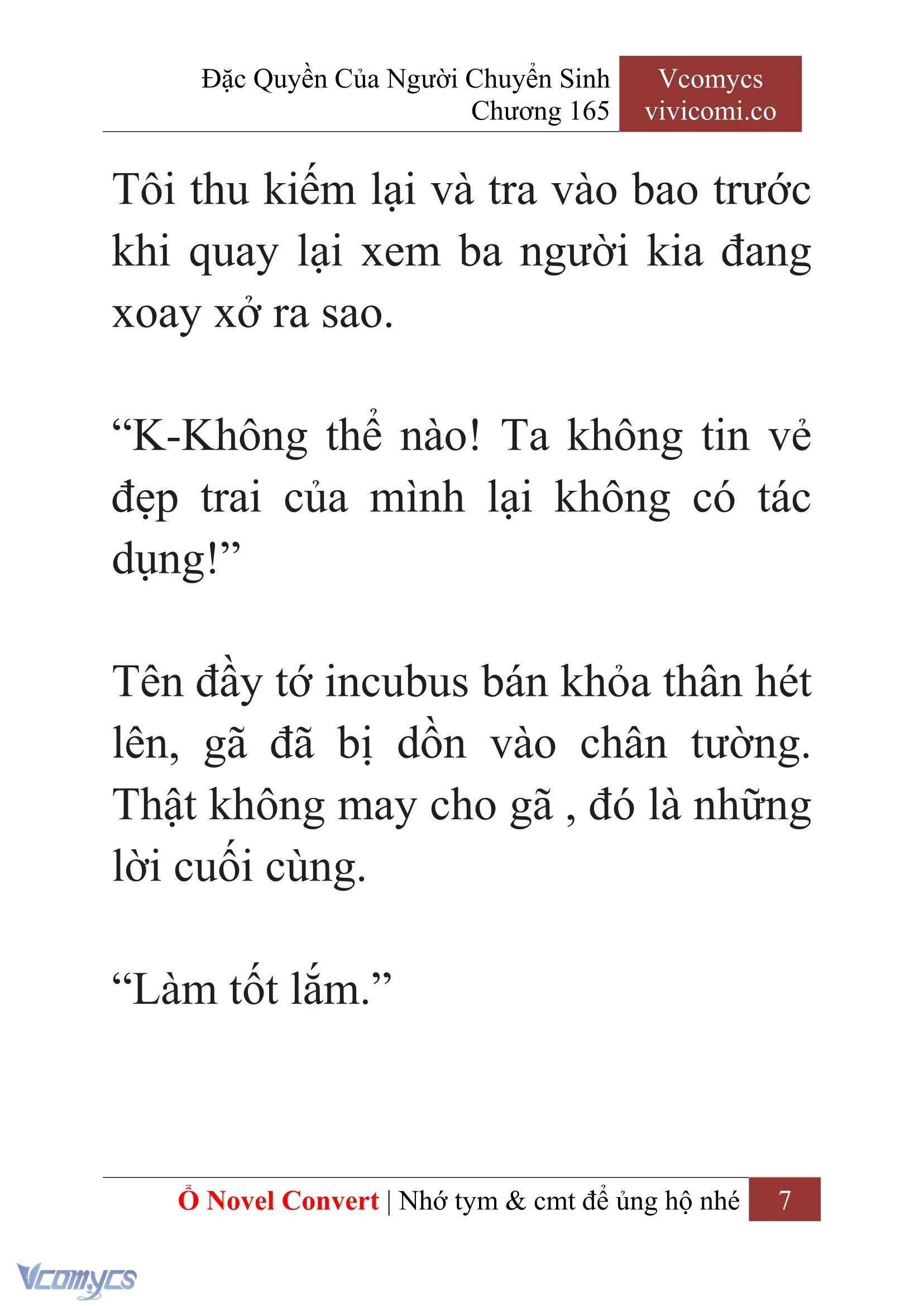 [Novel] Đặc Quyền Của Người Chuyển Sinh Chapter  165 - 9