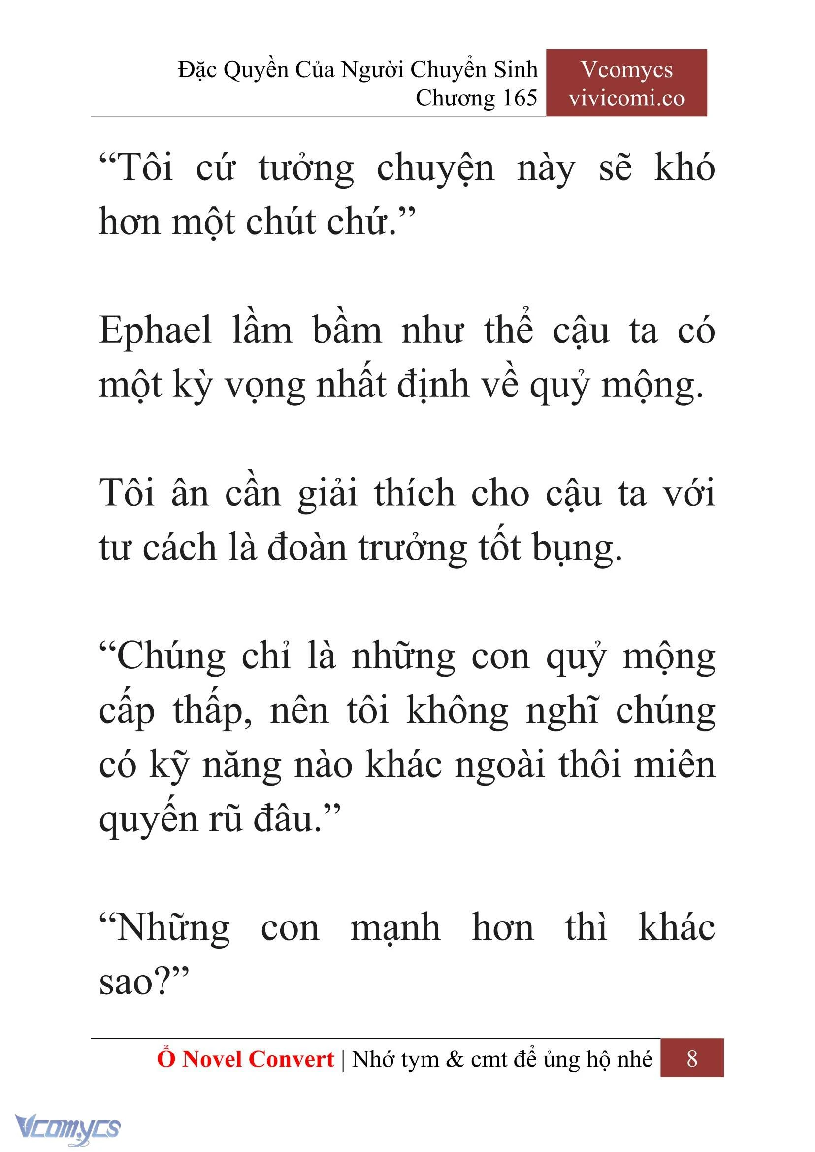 [Novel] Đặc Quyền Của Người Chuyển Sinh Chapter  165 - 10