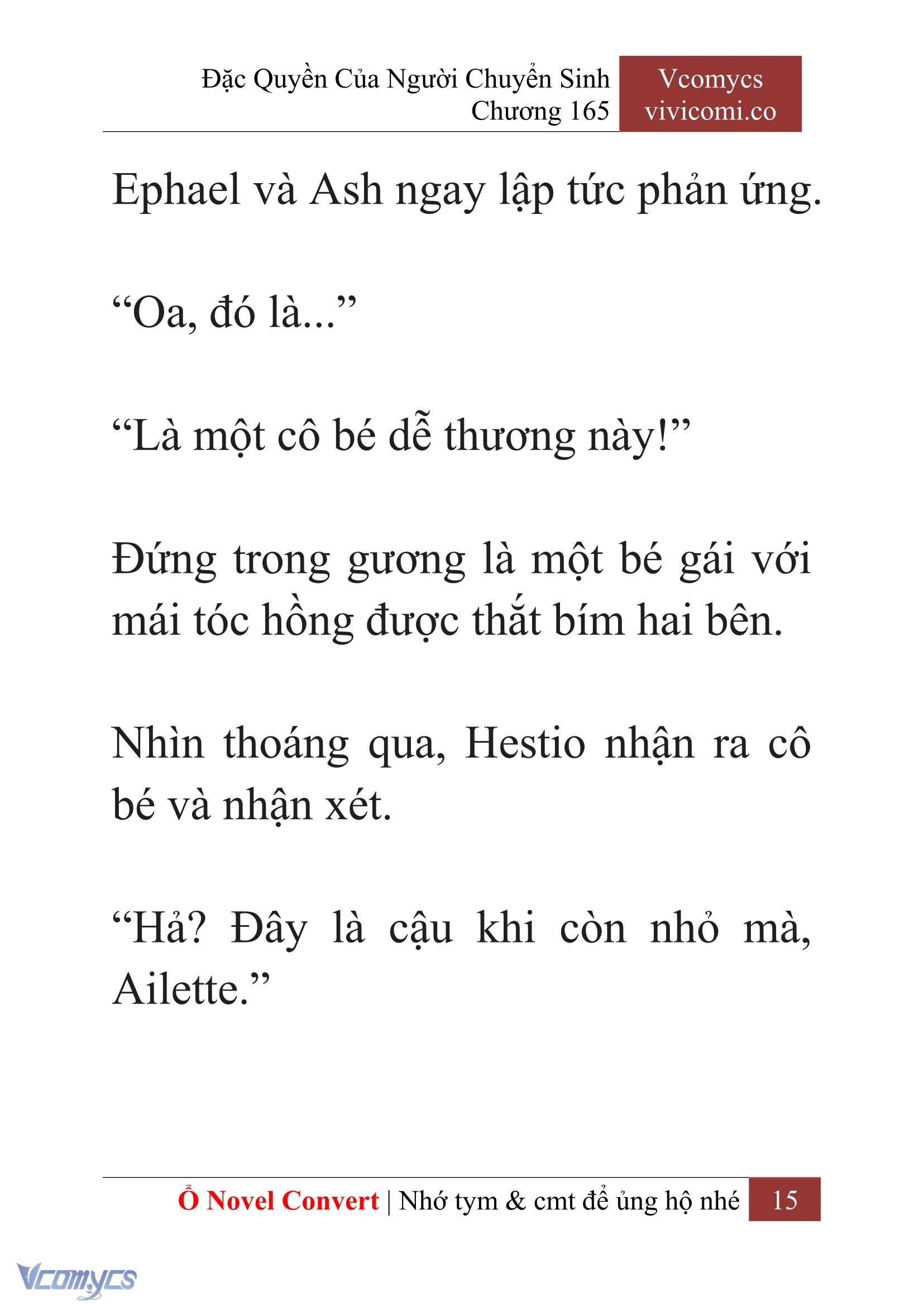[Novel] Đặc Quyền Của Người Chuyển Sinh Chapter  165 - 17