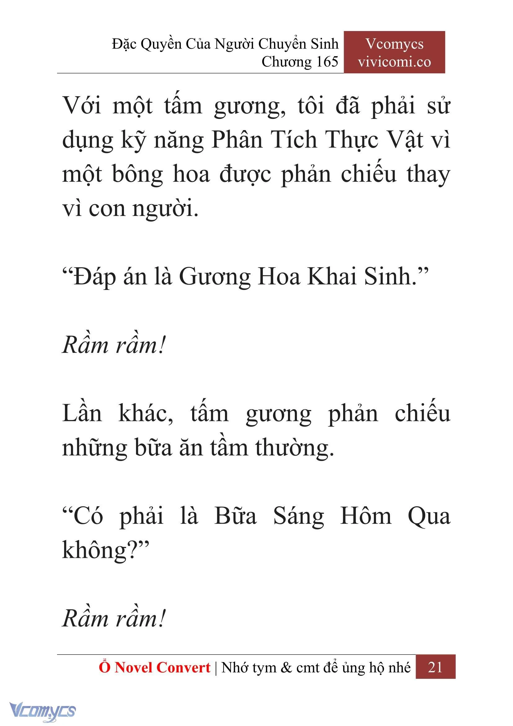 [Novel] Đặc Quyền Của Người Chuyển Sinh Chapter  165 - 23