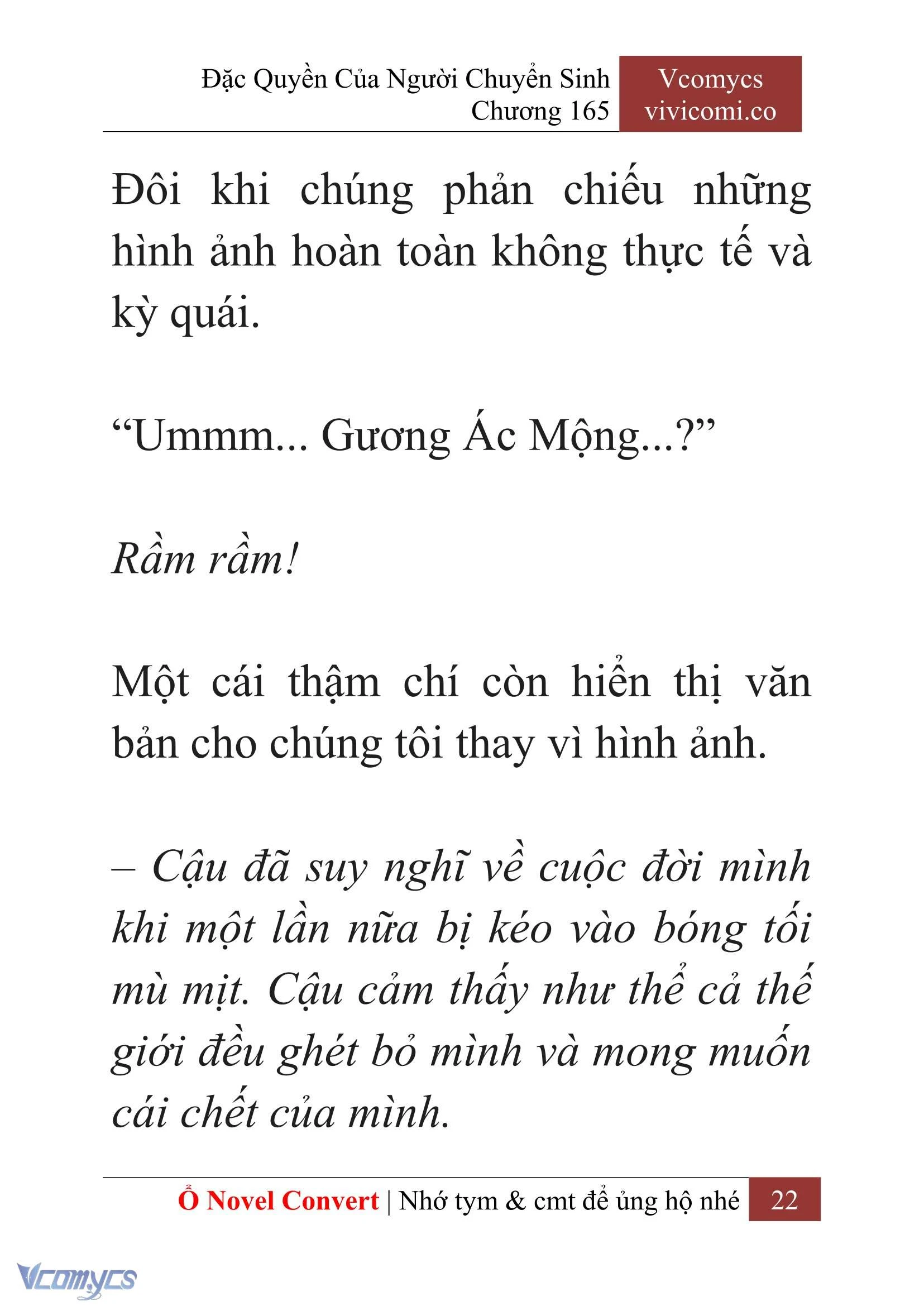 [Novel] Đặc Quyền Của Người Chuyển Sinh Chapter  165 - 24