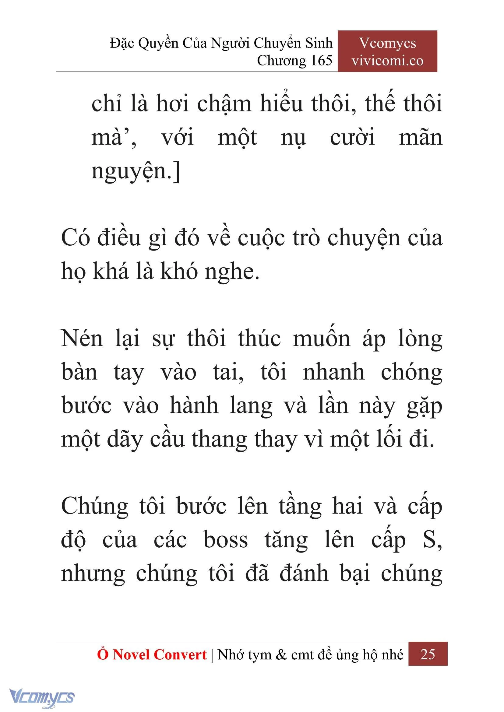 [Novel] Đặc Quyền Của Người Chuyển Sinh Chapter  165 - 27