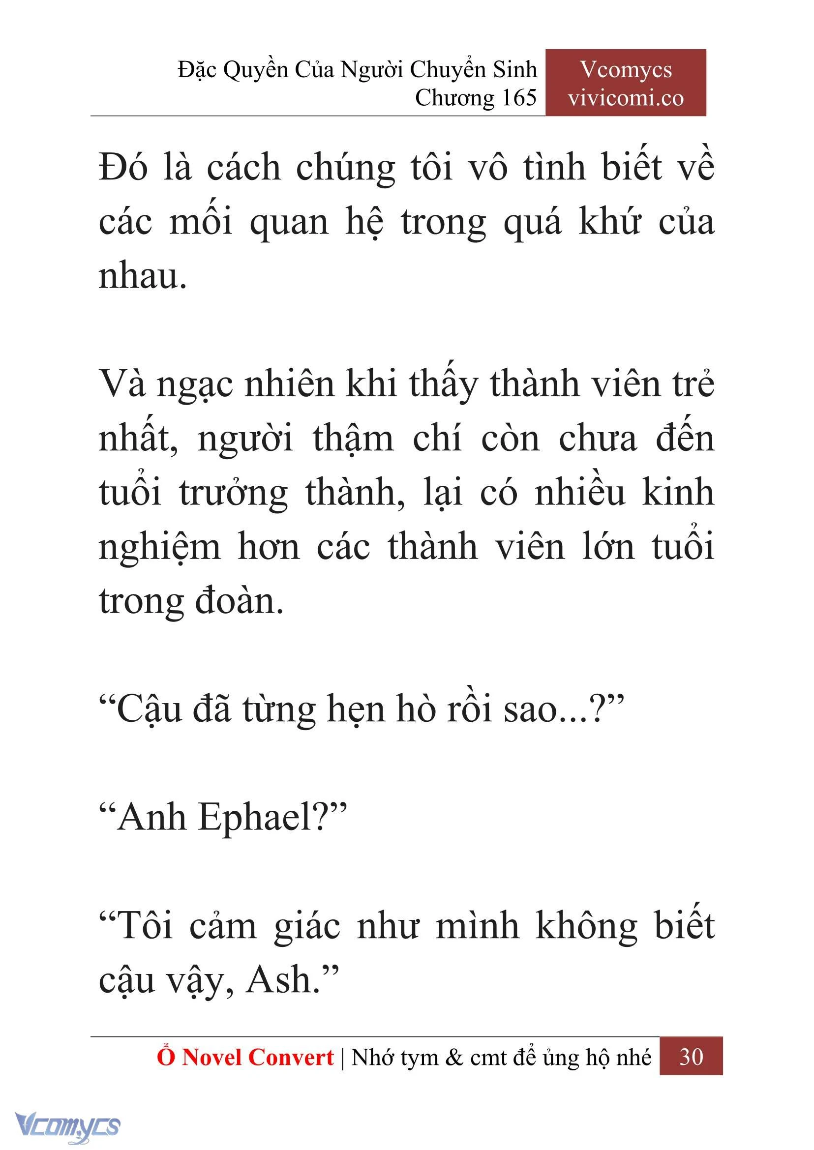 [Novel] Đặc Quyền Của Người Chuyển Sinh Chapter  165 - 32
