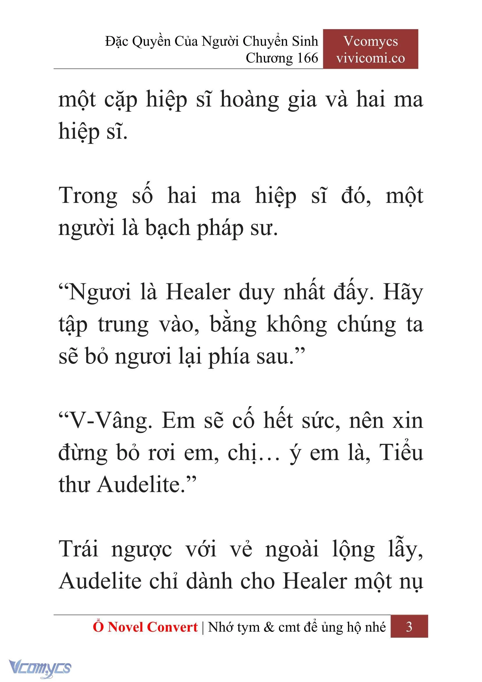 [Novel] Đặc Quyền Của Người Chuyển Sinh Chapter  166 - 6