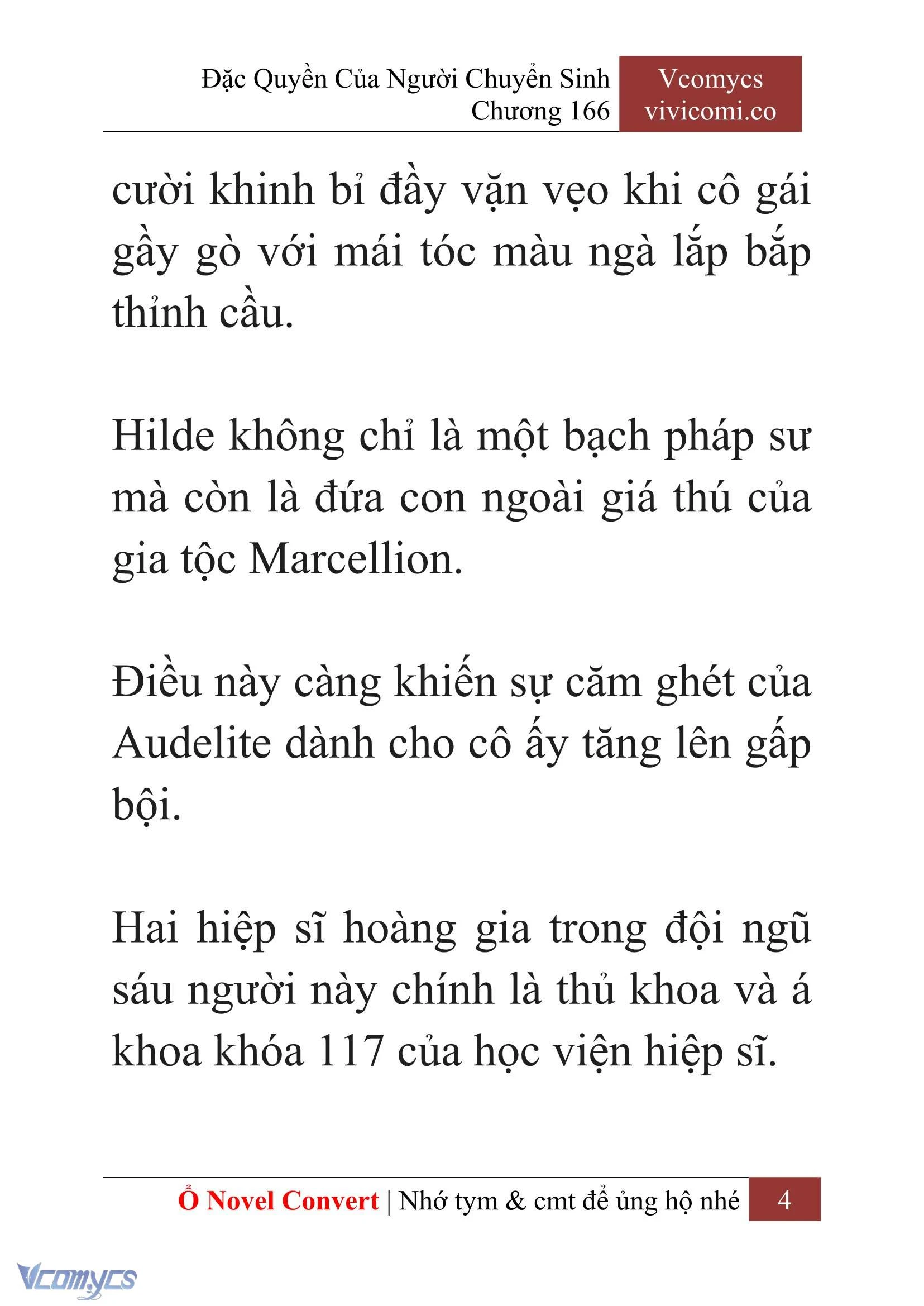 [Novel] Đặc Quyền Của Người Chuyển Sinh Chapter  166 - 7
