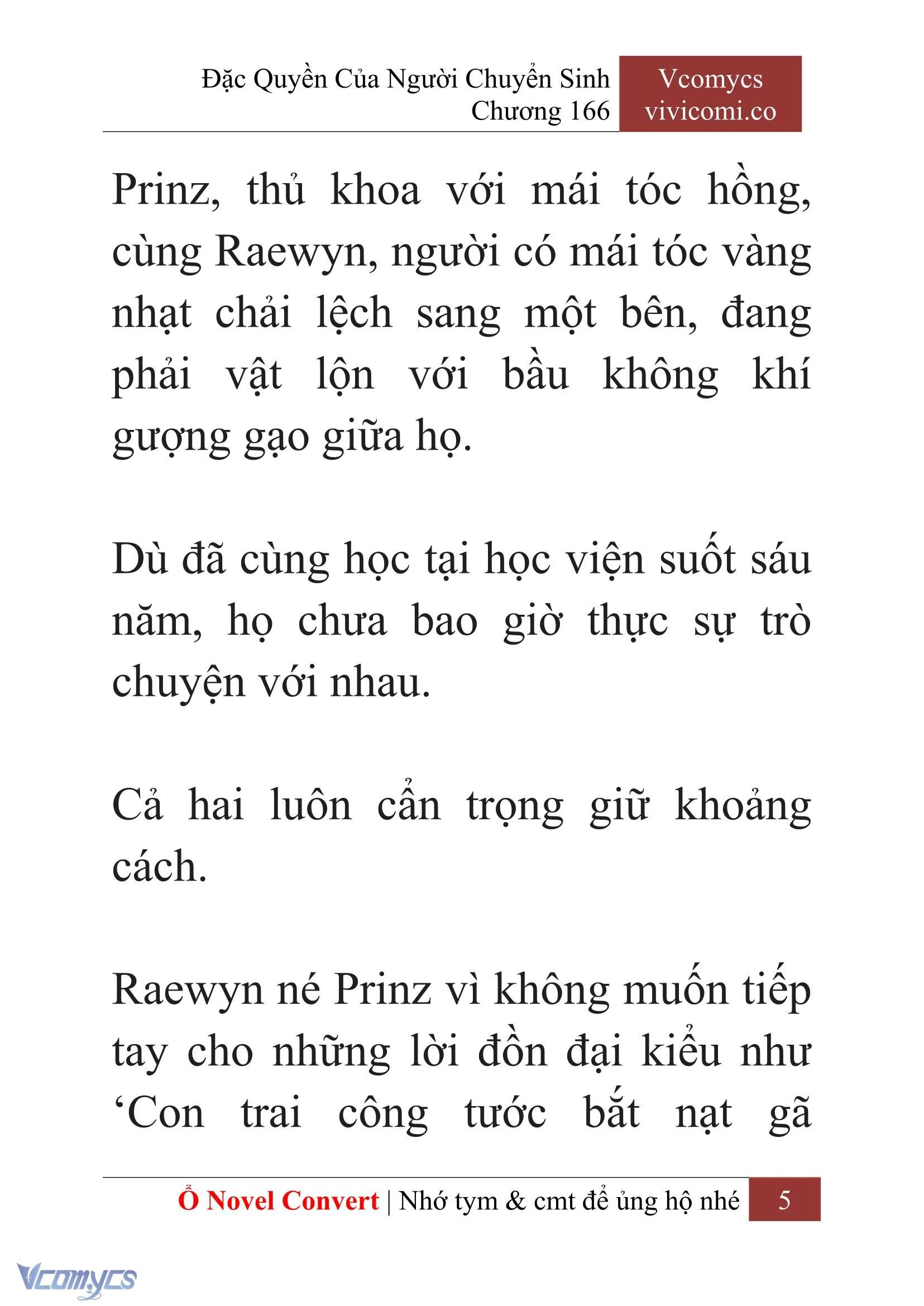 [Novel] Đặc Quyền Của Người Chuyển Sinh Chapter  166 - 8