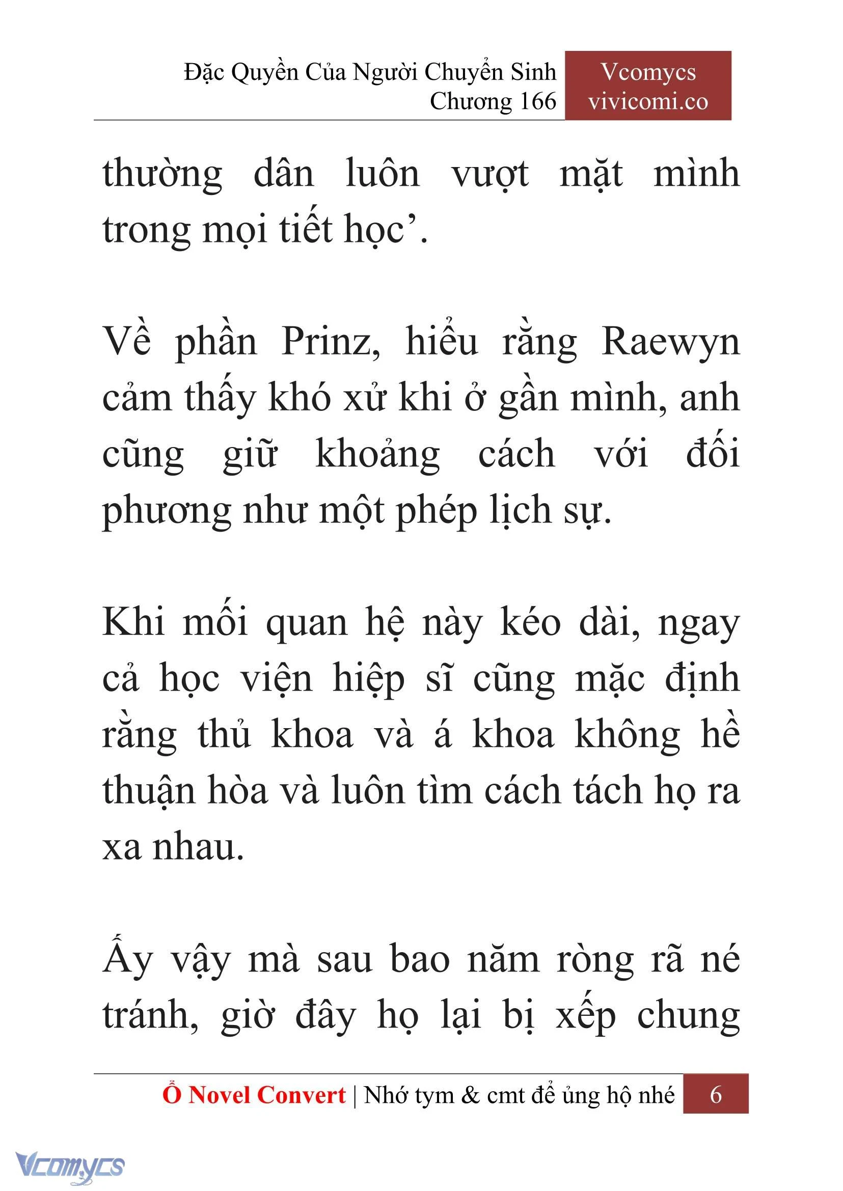 [Novel] Đặc Quyền Của Người Chuyển Sinh Chapter  166 - 9