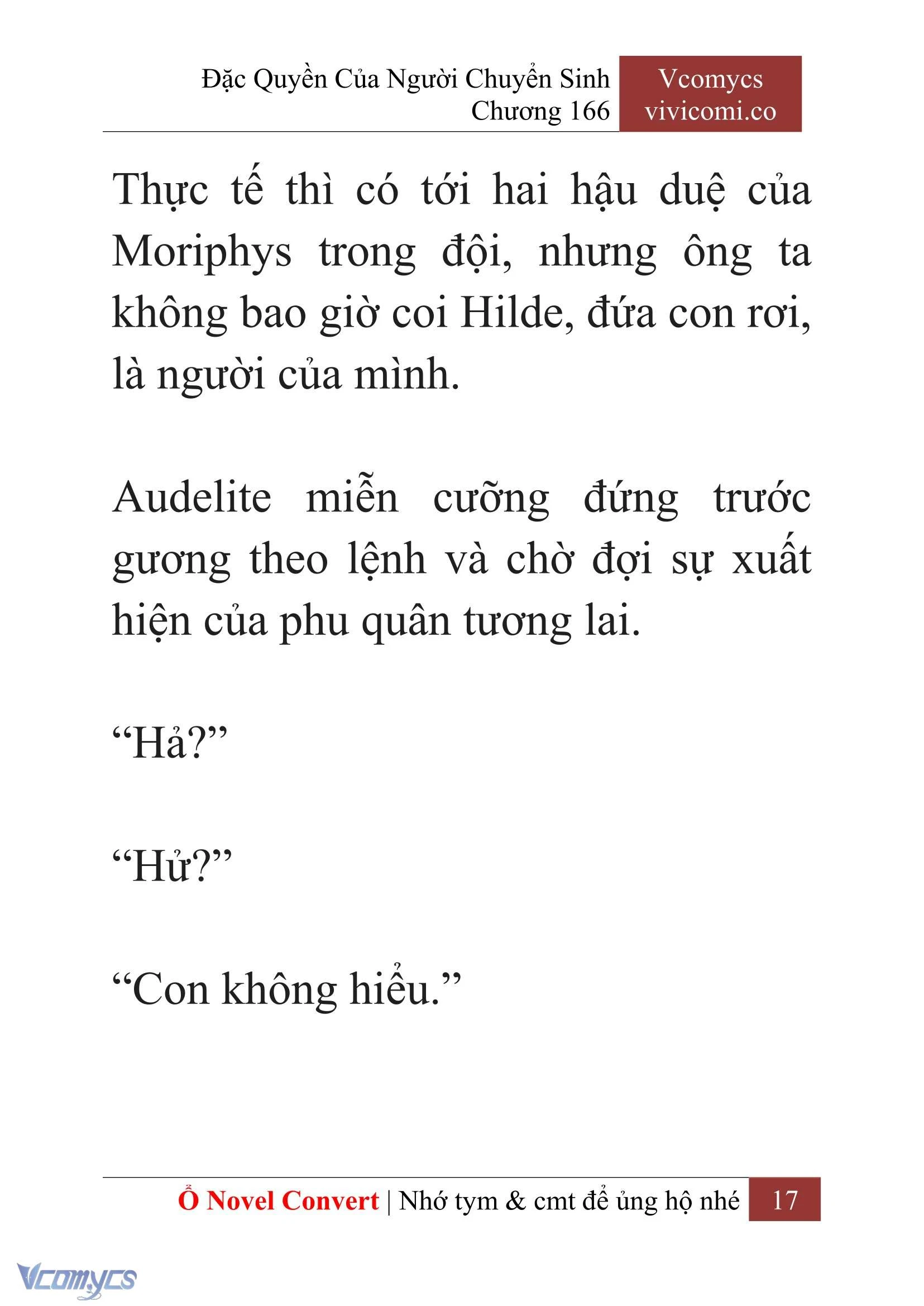 [Novel] Đặc Quyền Của Người Chuyển Sinh Chapter  166 - 20