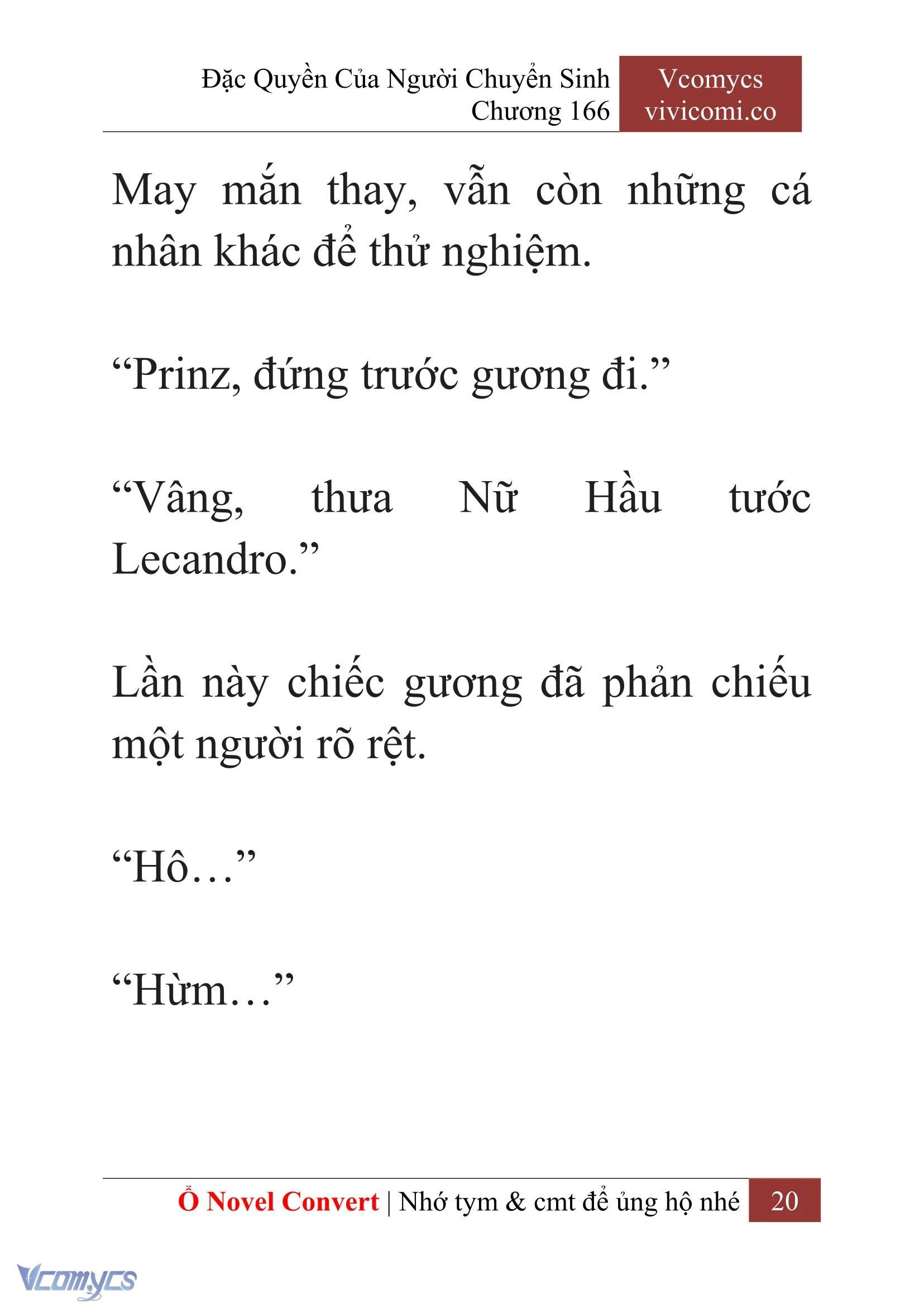 [Novel] Đặc Quyền Của Người Chuyển Sinh Chapter  166 - 23