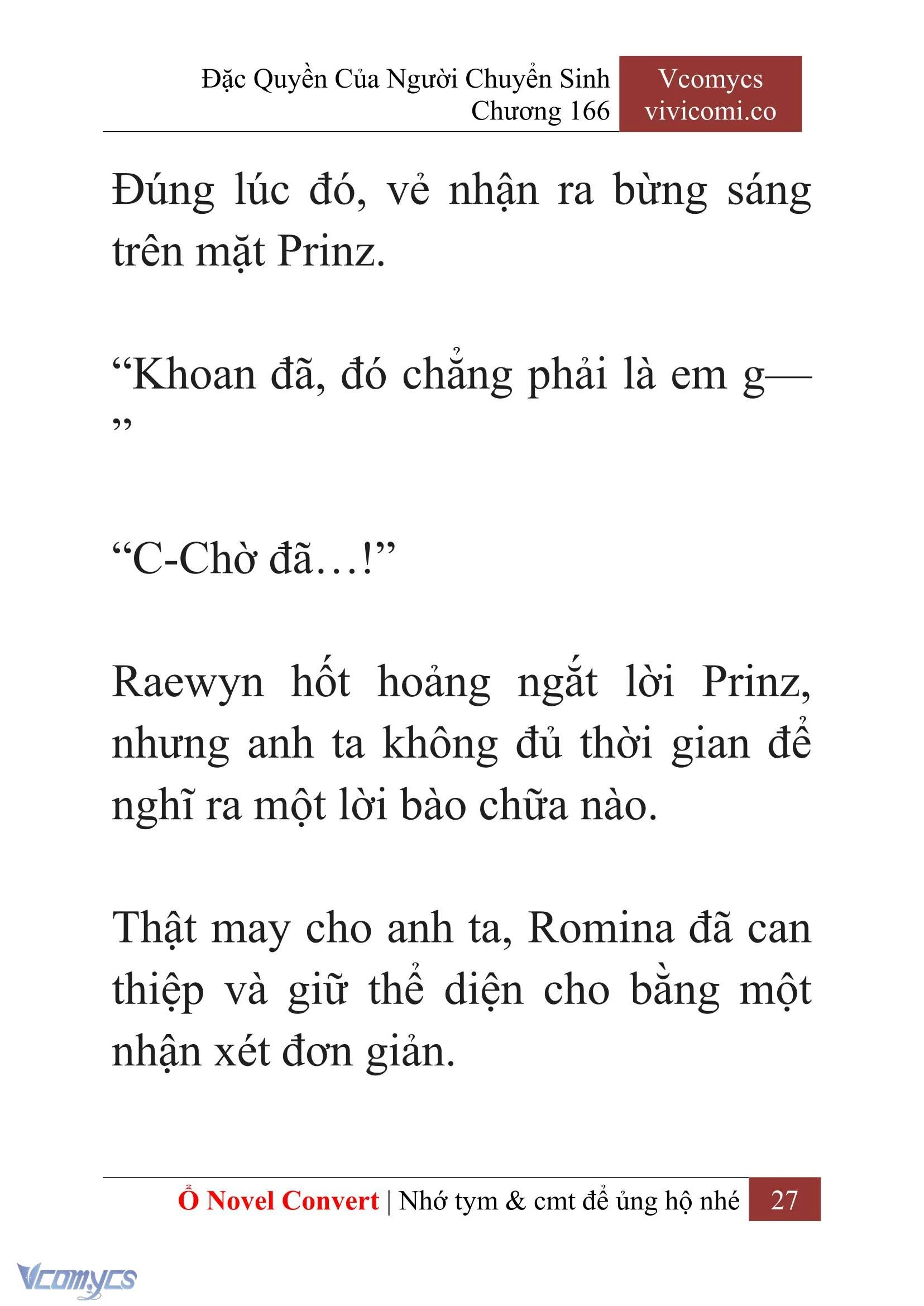 [Novel] Đặc Quyền Của Người Chuyển Sinh Chapter  166 - 30