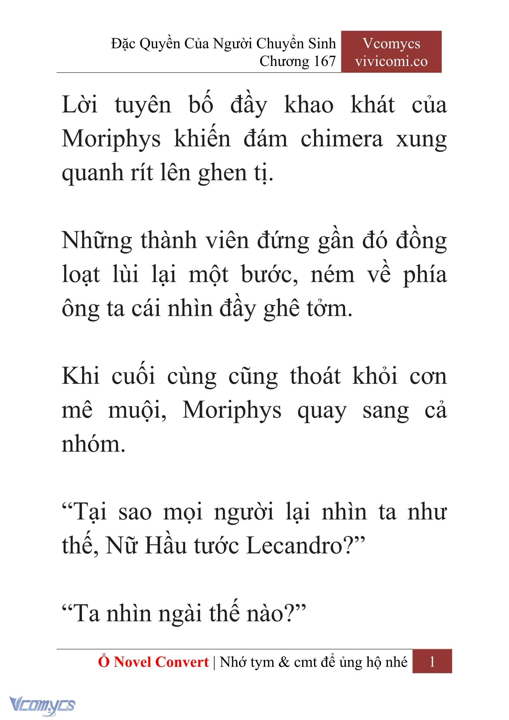 [Novel] Đặc Quyền Của Người Chuyển Sinh Chapter  167 - 4