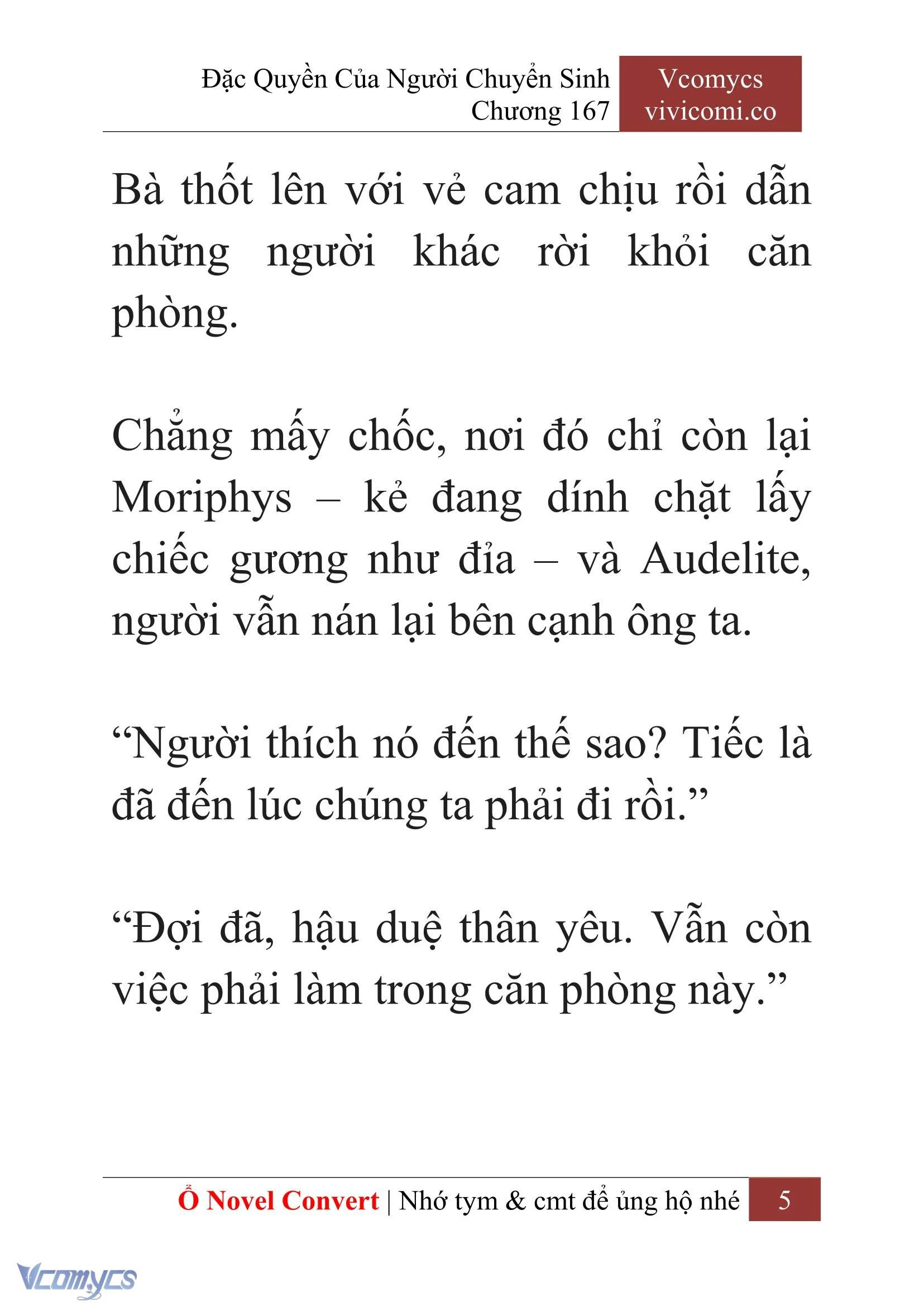 [Novel] Đặc Quyền Của Người Chuyển Sinh Chapter  167 - 8